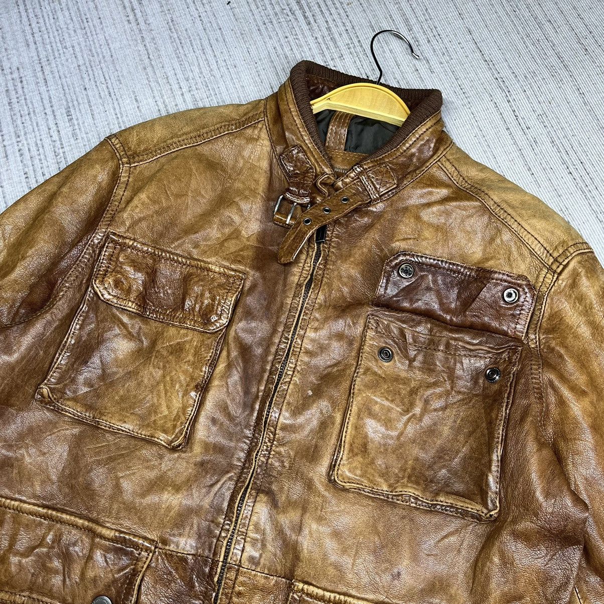 Massimo Dutti Massimo Dutti Brown motorcycle Leather Jacket Size US M / EU 48-50 / 2 - 6 Thumbnail
