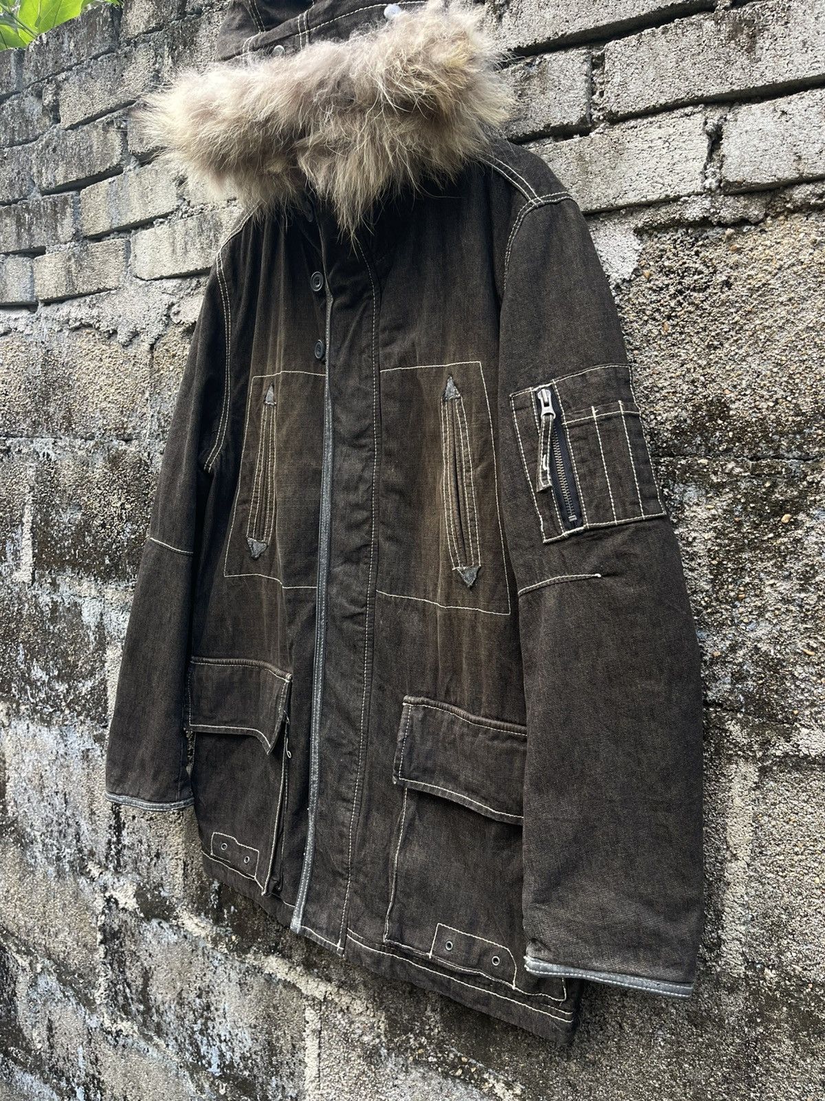 If Six Was Nine Japanese Ventina Tactical Pocket Fur Jacket Ifsixwasnine Size US L / EU 52-54 / 3 - 5 Thumbnail