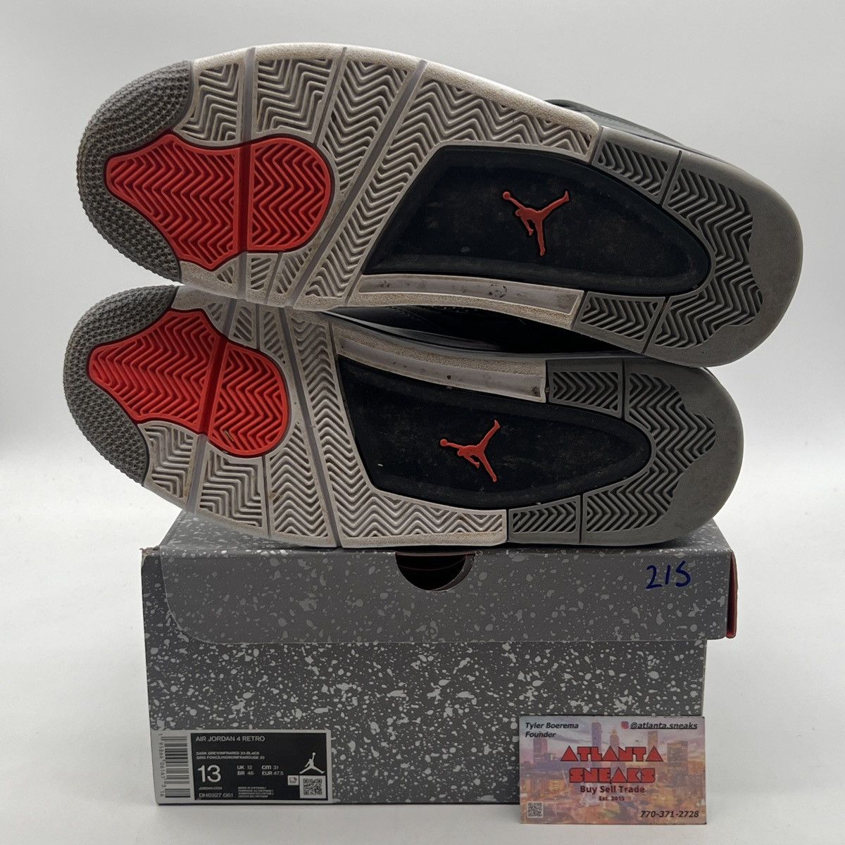 Jordan Brand Air Jordan 4 Infrared Size US 13 / EU 46 - 8 Thumbnail