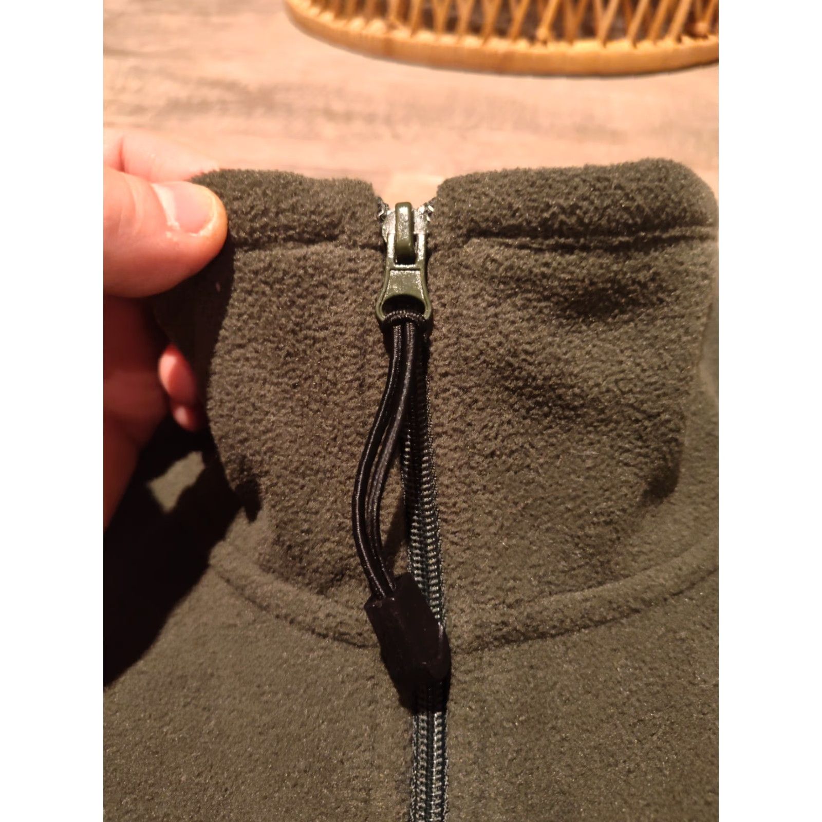 Ron Jon Surf Shop VINTAGE Ron Jon Surf Shop Full Zip Fleece Jacket Mens XL Olive Green Cocoa Beach FL EUC Size US XL / EU 56 / 4 - 5 Thumbnail