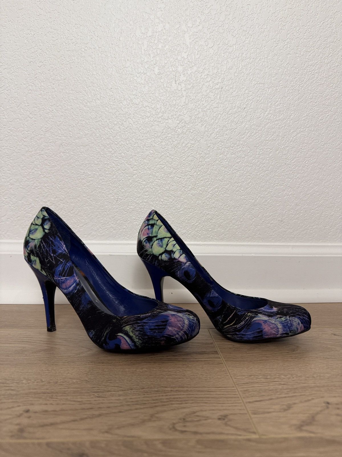 Jessica Simpson Jessica Simpson women’s peacock blue heels Size US 6.5 / IT 36.5 - 5 Thumbnail