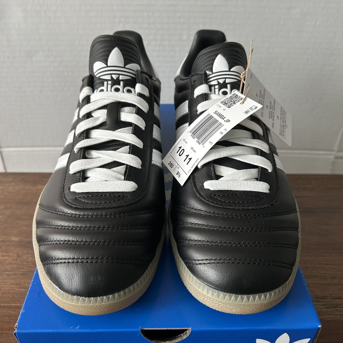 Adidas Adidas Samba JP Black Gum Sneakers Size M10/W11 Size US 10 / EU 43 - 6 Thumbnail