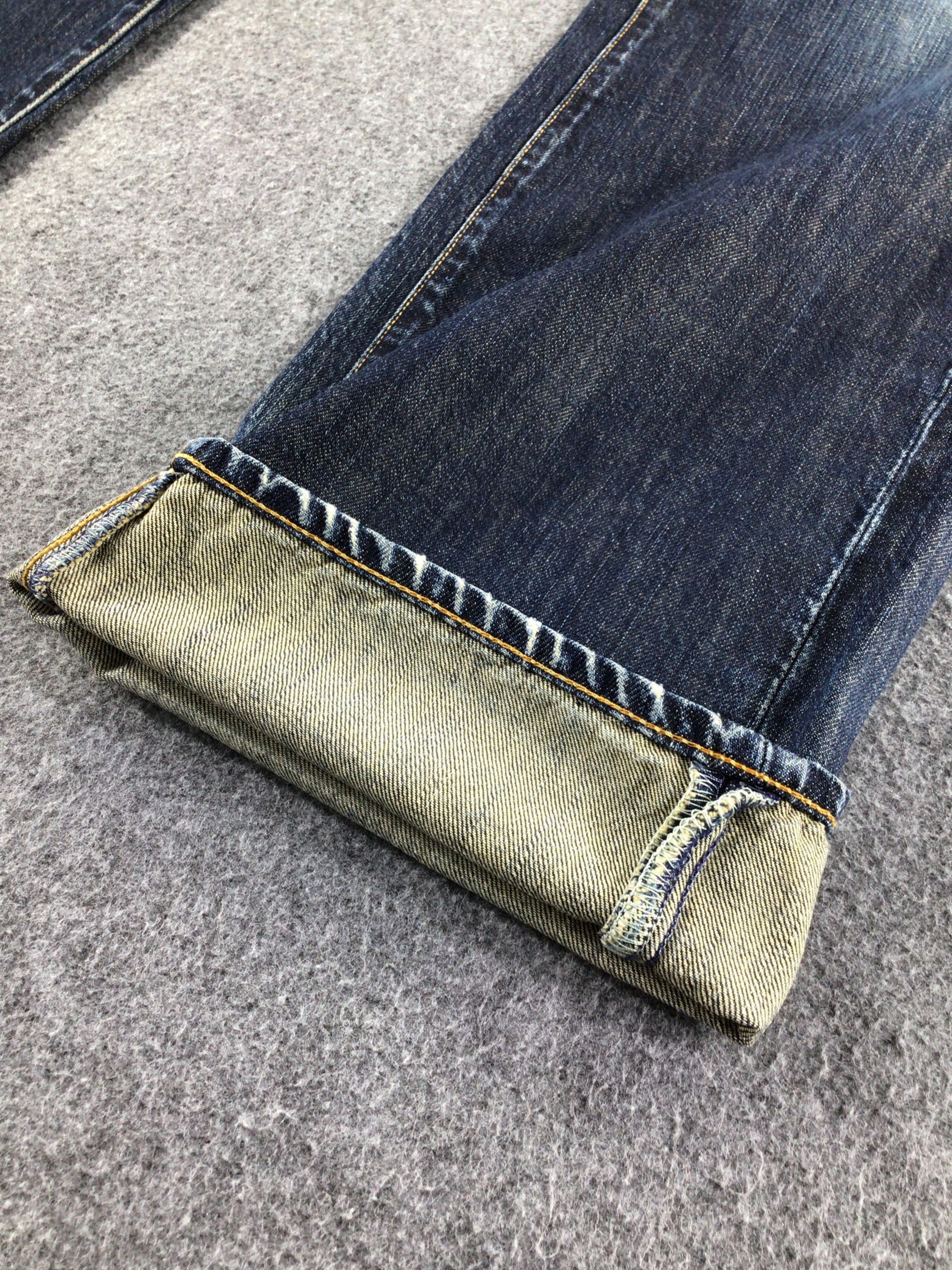 Levi's Vintage Levis Capital E Jeans Faded Blue Denim -J522 Size US 35 - 7 Thumbnail