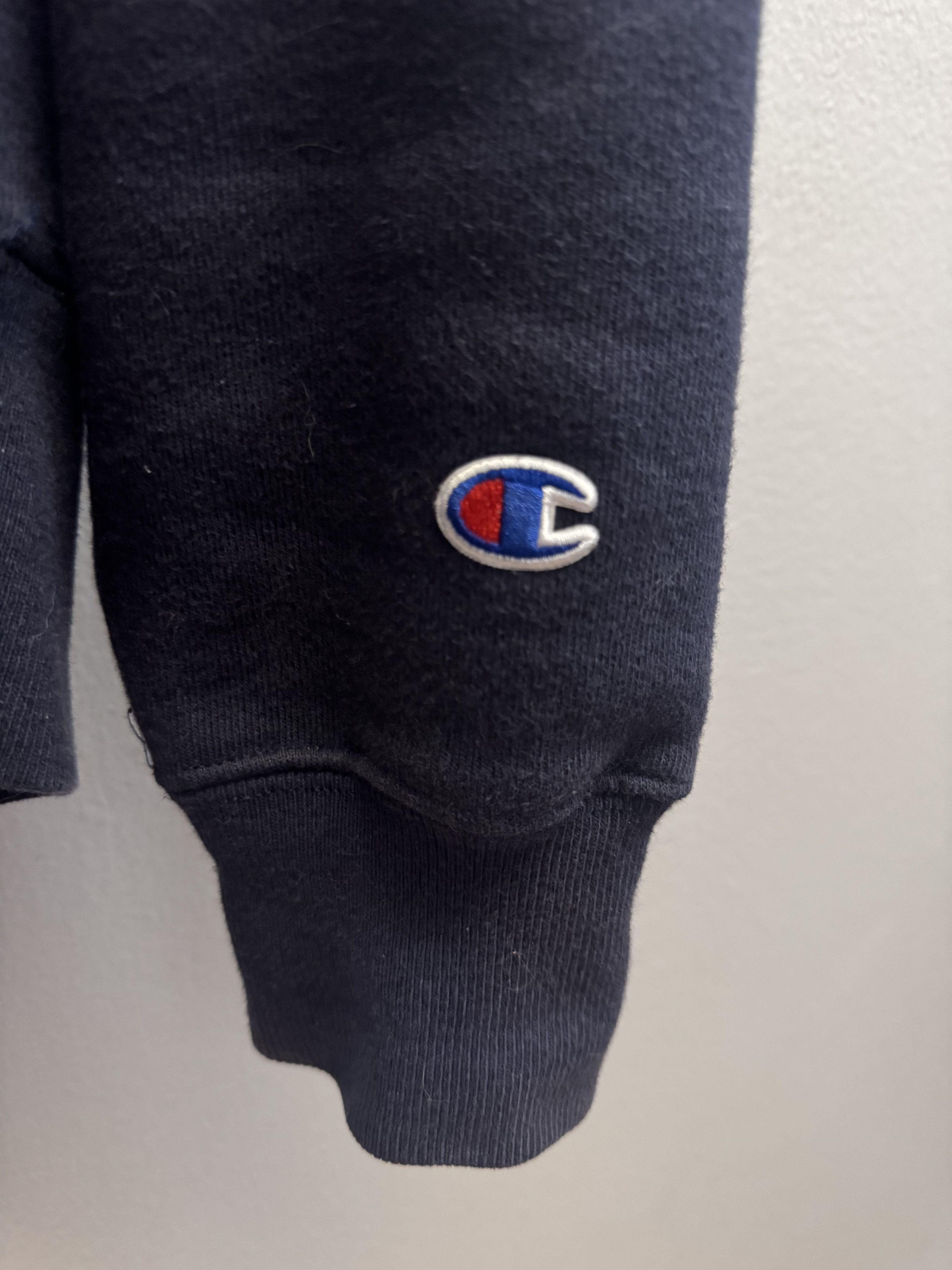 Champion × MoMA Champion x MoMA Reverse Weave Navy Hoodie Size US M / EU 48-50 / 2 - 4 Thumbnail