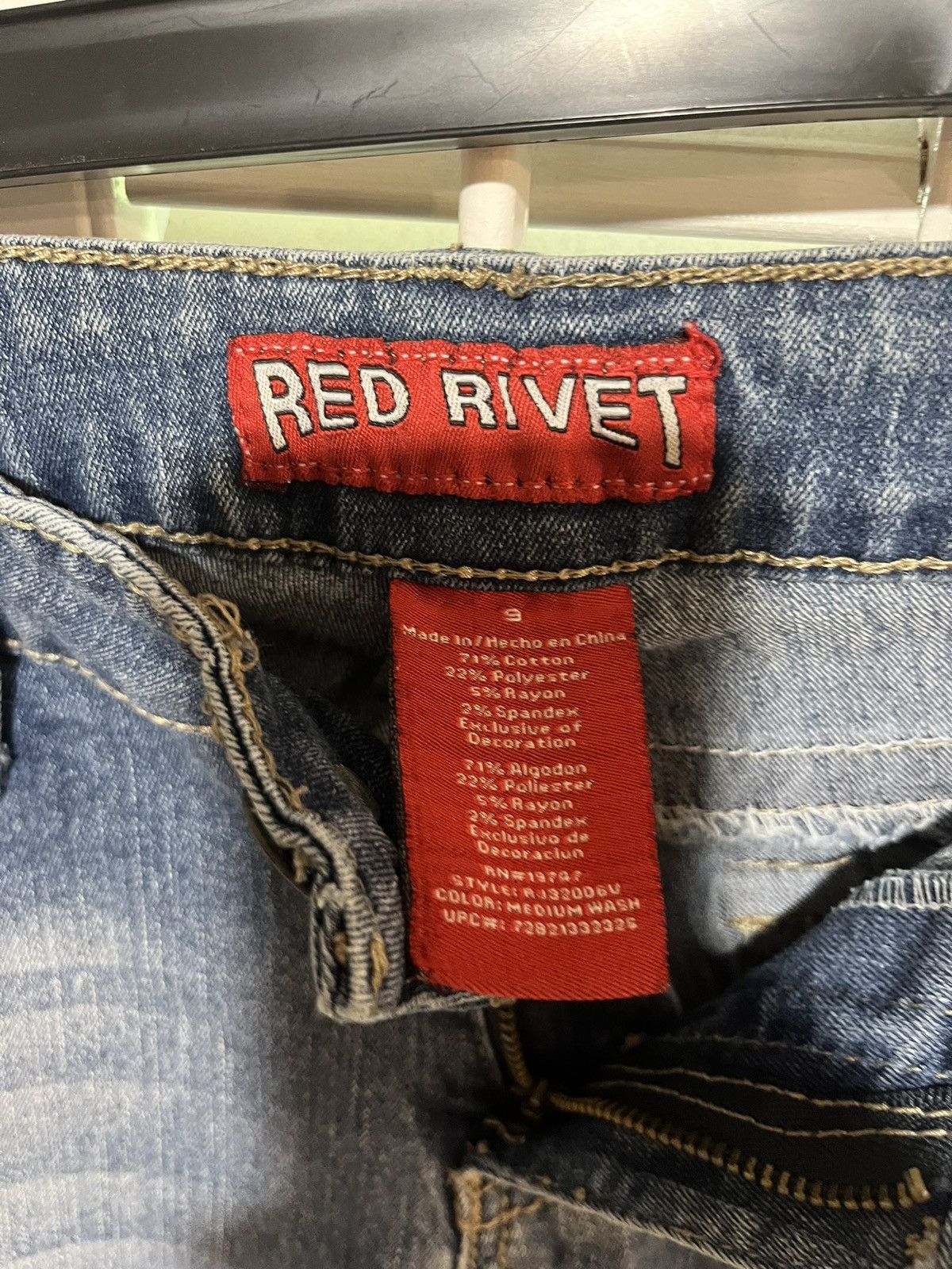 Vintage 2000s Y2K Faded Jeans Club / 9 Size 30" / US 8 / IT 44 - 5 Thumbnail