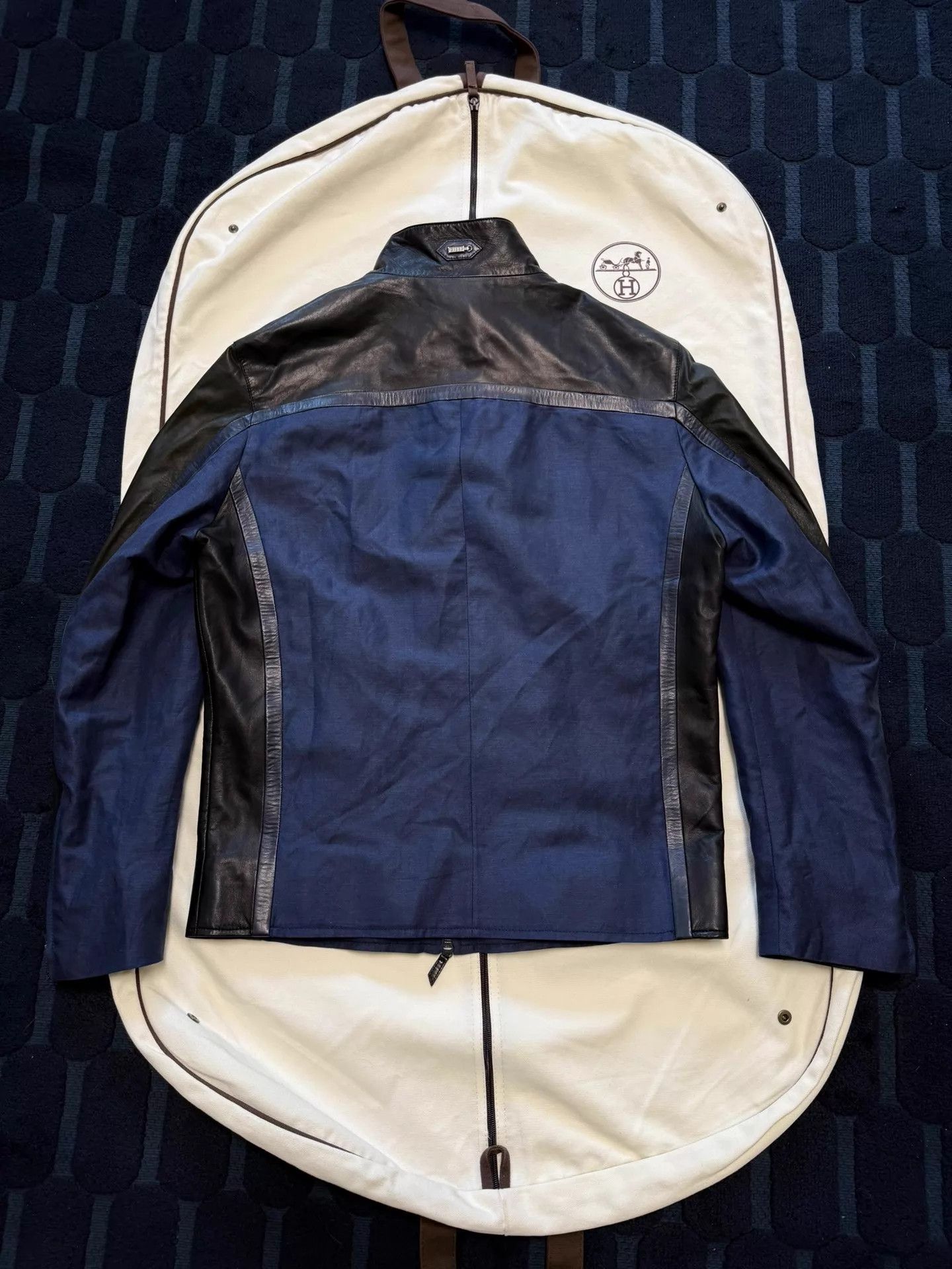 Zilli ZILLI men's leather silk jacket size 48 Size US M / EU 48-50 / 2 - 2 Thumbnail