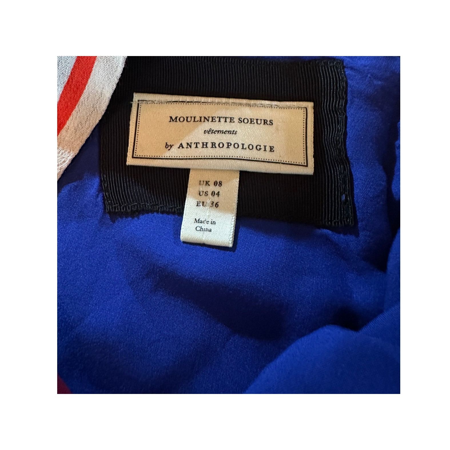 Other Moulinette Soeurs Anthropologie Midi Dress Size 4 Multicolor Size S / US 4 / IT 40 - 3 Thumbnail