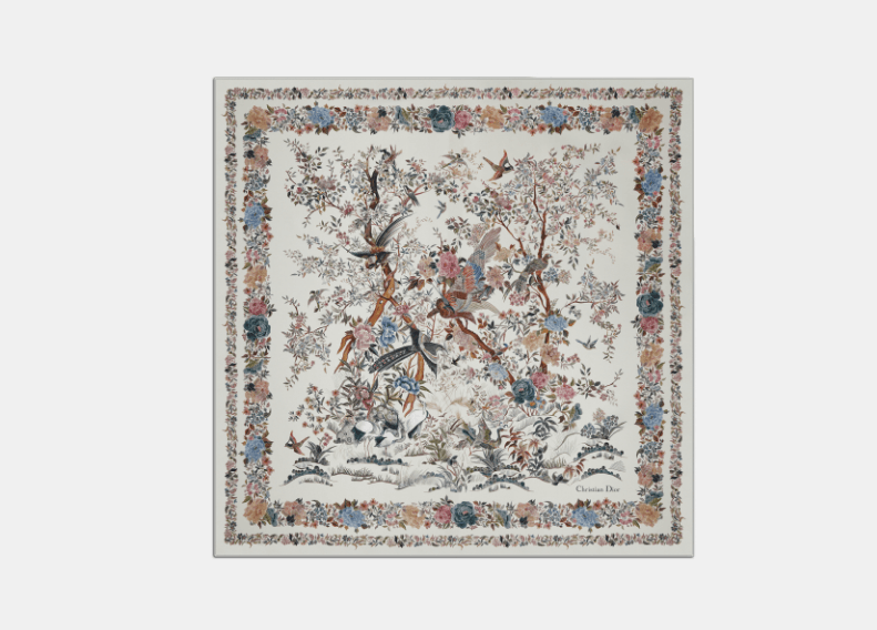 Dior o1w1db10426 25JAH0 Size :OS / 90 Square Scarf in Multicolor Size ONE SIZE - 1 Thumbnail