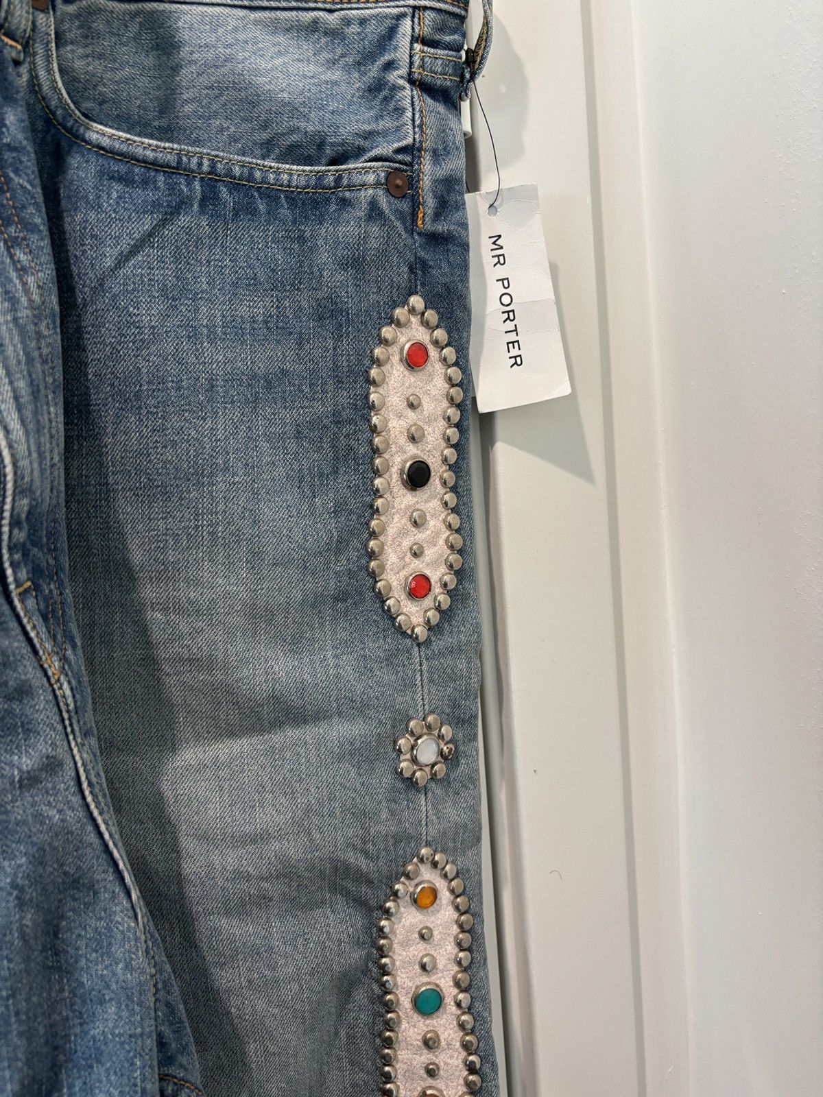 Kapital Kapital Kountry Jewel Denim Shorts Size US 38 / EU 54 - 4 Thumbnail