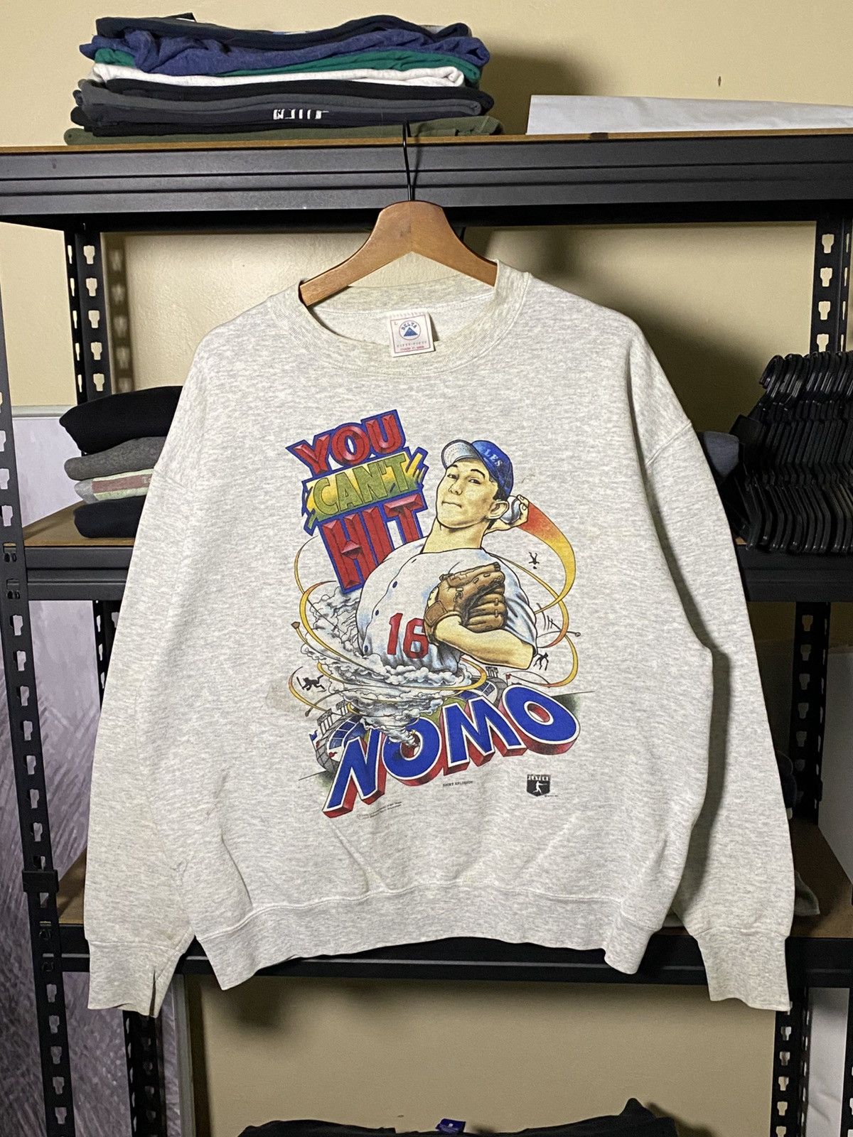 Delta Vintage 90’s Hideo Nomo Sweatshirt Size US L / EU 52-54 / 3 - 2 Thumbnail