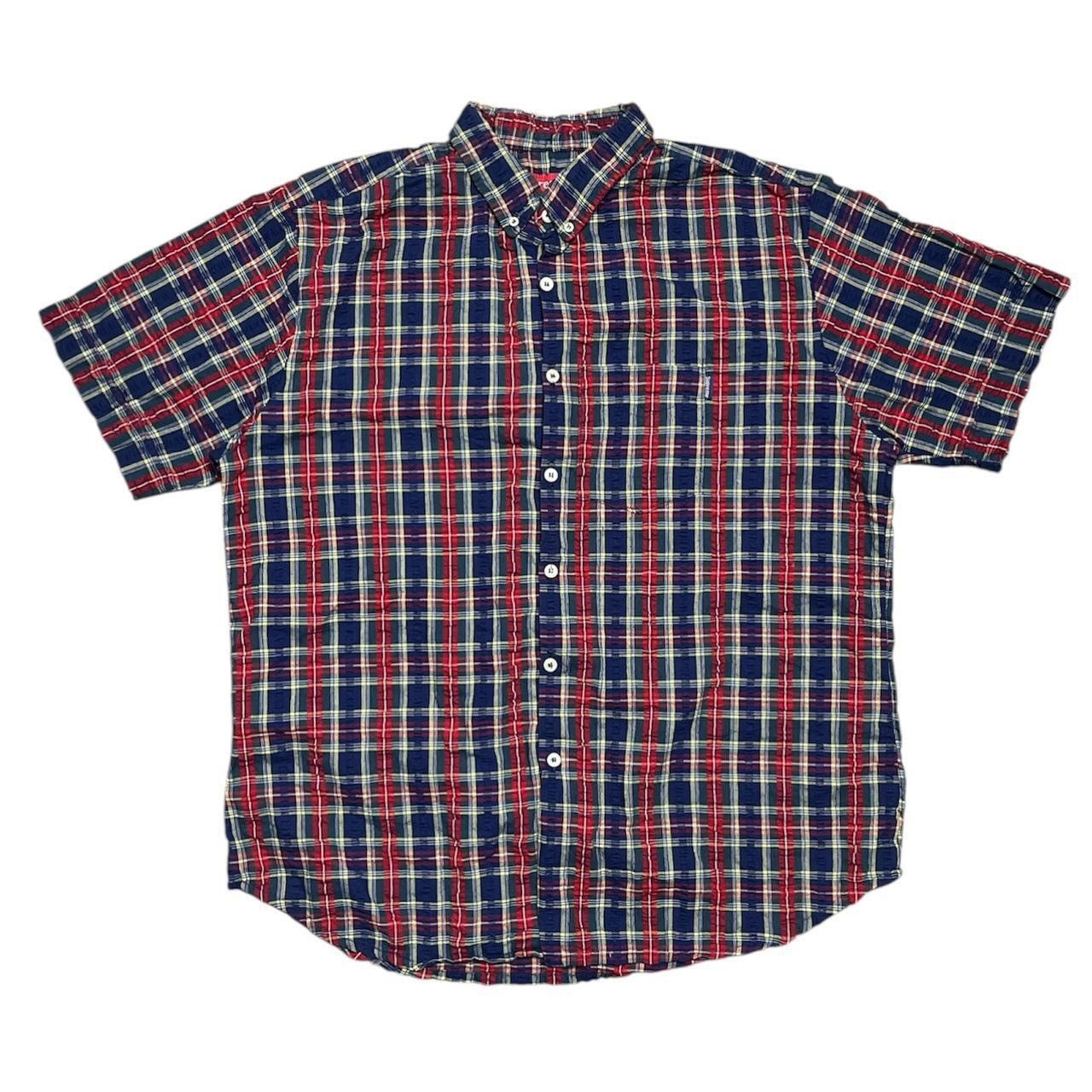 Supreme × Vintage RARE 90s supreme short sleeve flannel Size US XL / EU 56 / 4 - 1 Thumbnail
