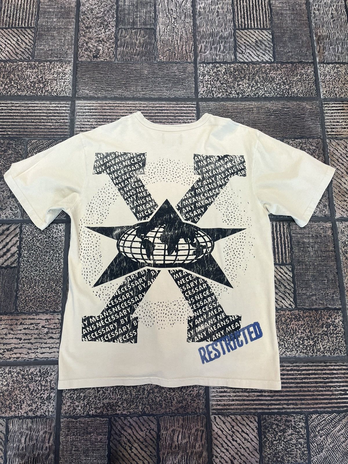 Barriers Barriers Malcolm X Tee " Biege “ Sz Small Size US S / EU 44-46 / 1 - 2 Thumbnail