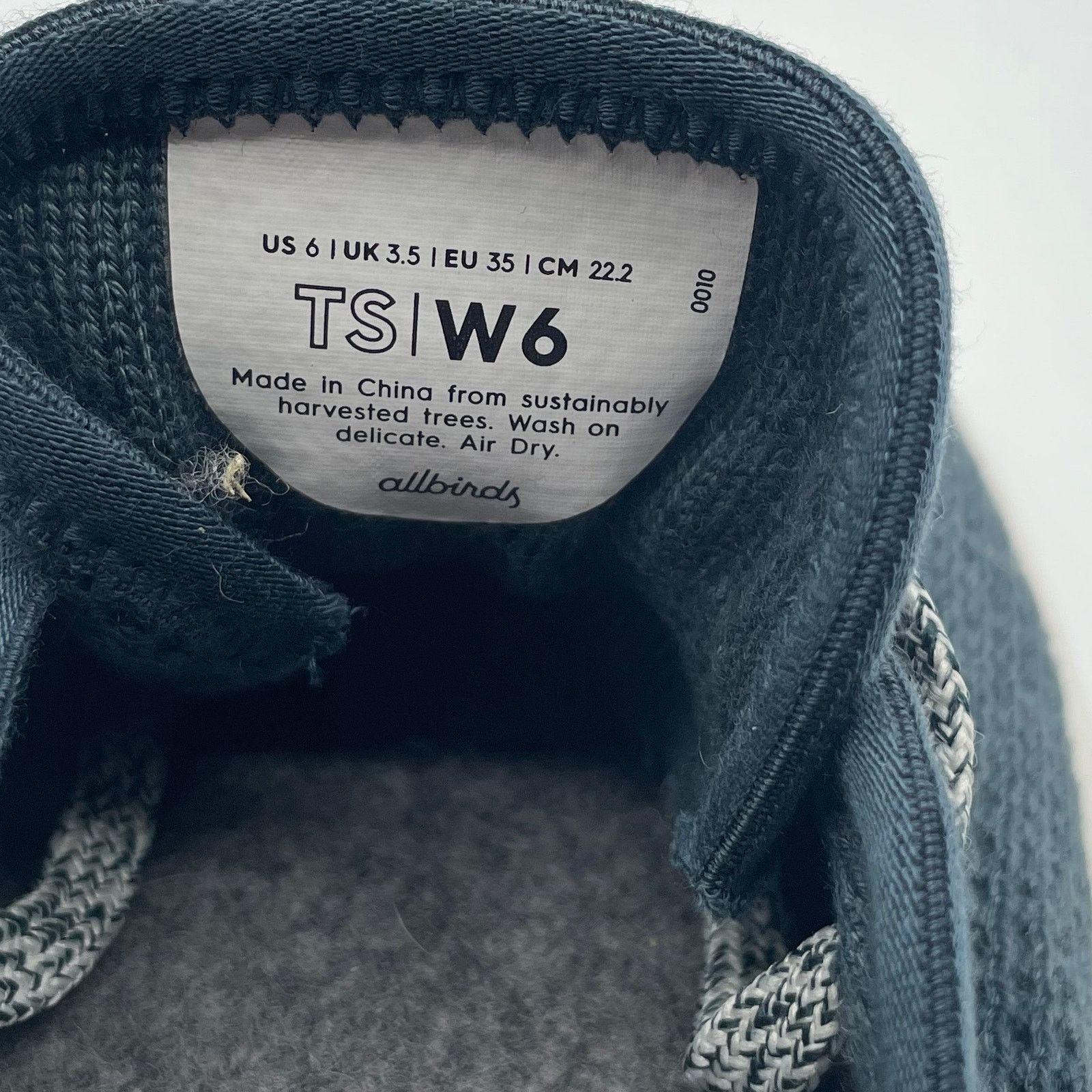 Allbirds Allbirds Tree Skippers Shoes Blue White Waffle Knit Womens 6 Size US 6 / IT 36 - 7 Thumbnail