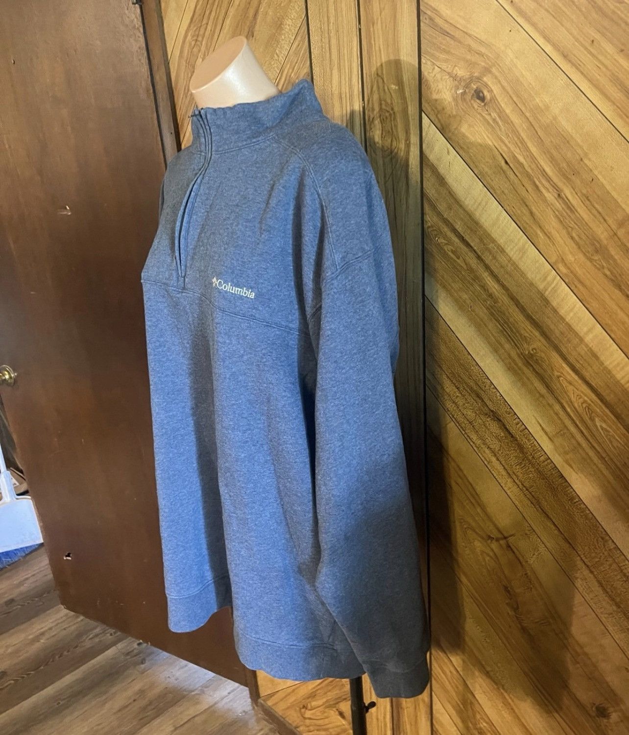 Columbia Columbia Men’s XXL Hart Mountain II Blue Half Zip Sweatshirt Size US XXL / EU 58 / 5 - 4 Thumbnail