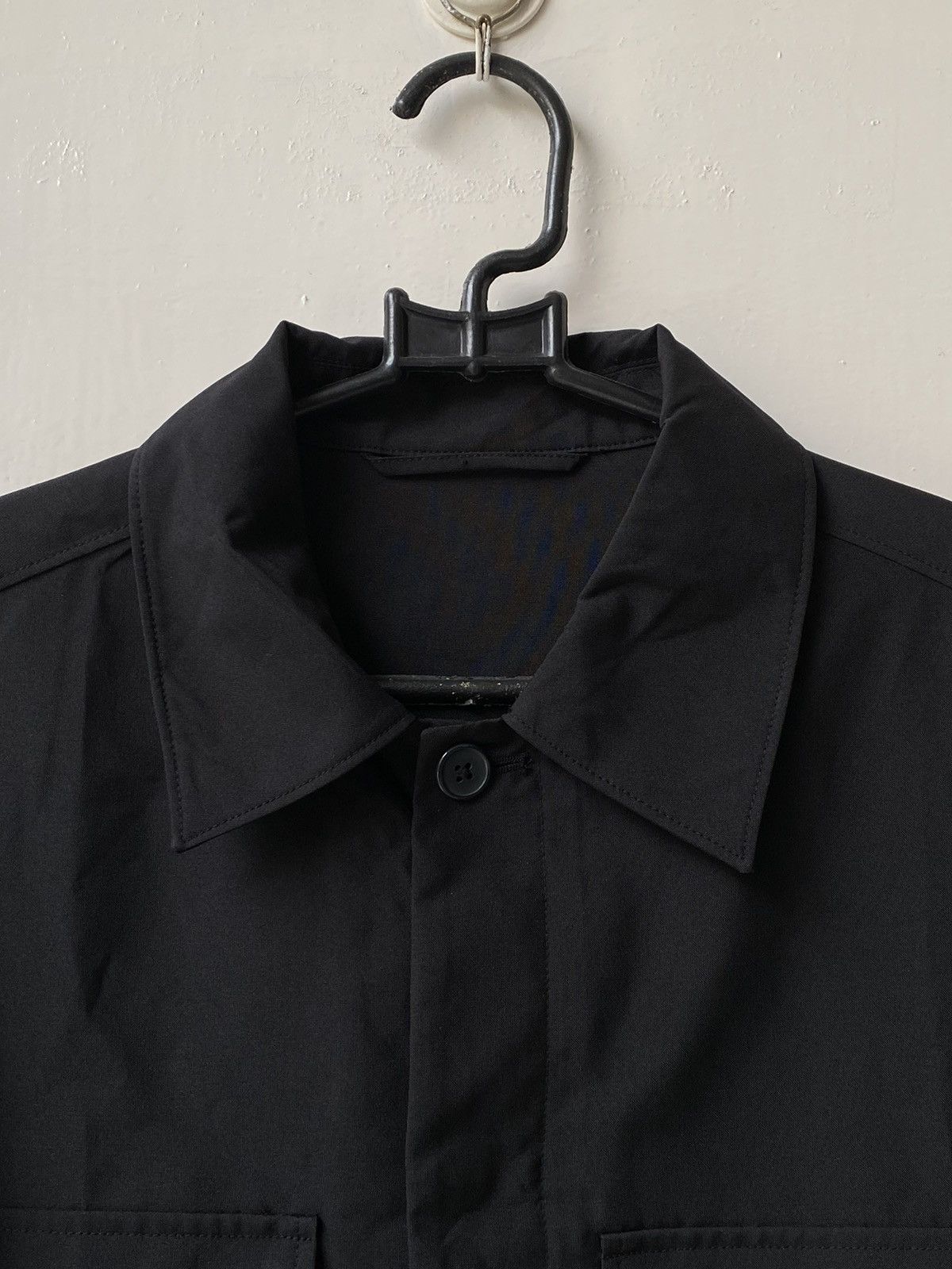 GU GU Pocket Boxy Oversize Black Outer Shirt Size US M / EU 48-50 / 2 - 11 Thumbnail