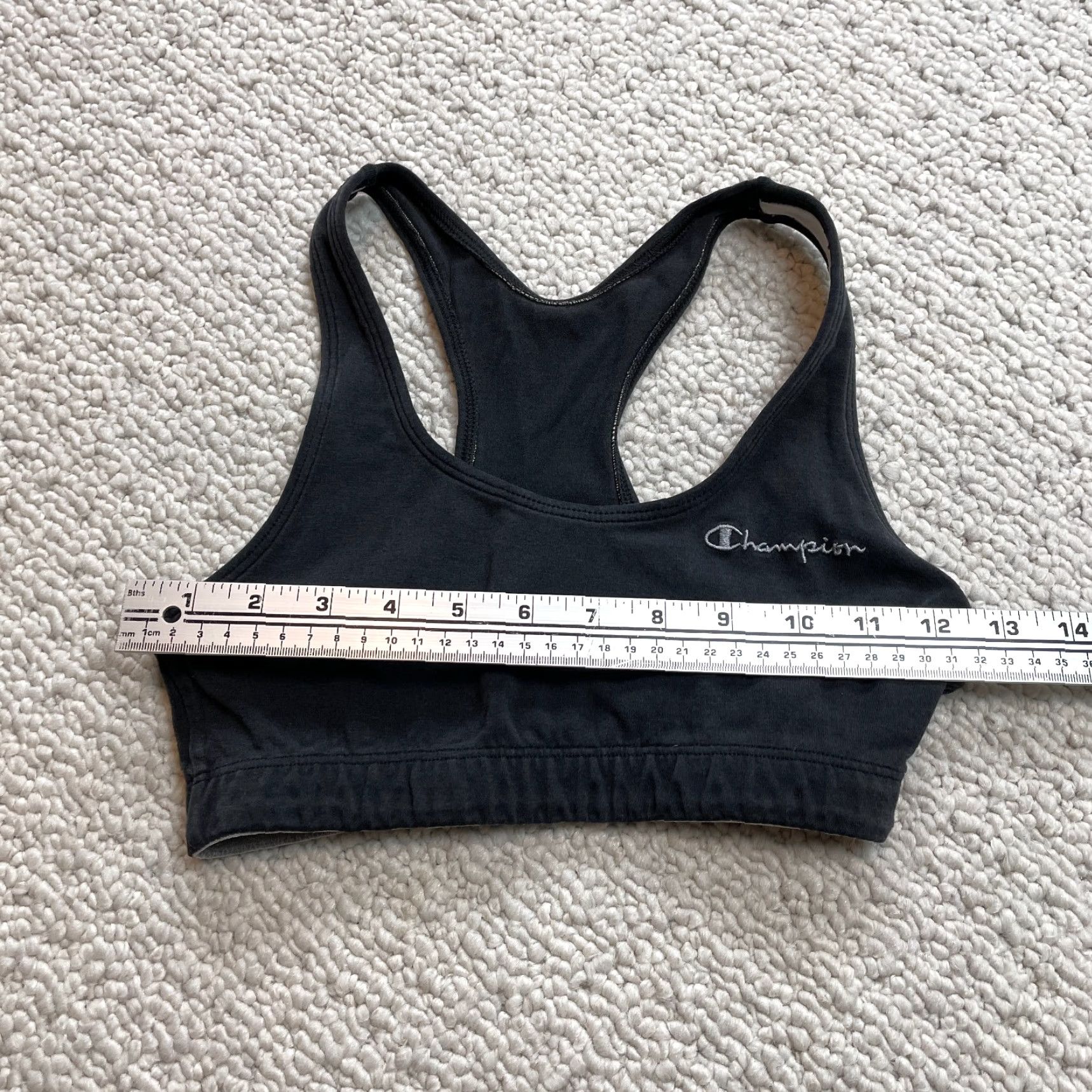 Champion Champion Tank Top Shirt Womens Small Black Cropped Sleeveless Active Gym Yoga Casual Fitness Crop Top Size S / US 4 / IT 40 - 4 Thumbnail