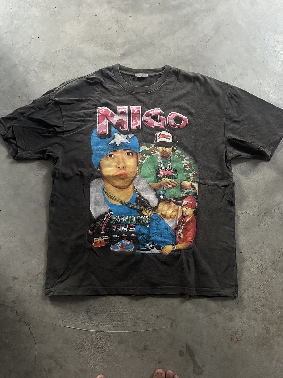 Rap Tees Nigo Rap Tees Bootleg Size US XL / EU 56 / 4 - 1 Thumbnail