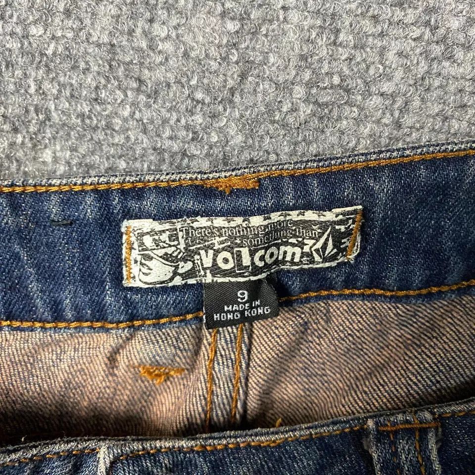 Volcom Volcom Straight Leg Skinny Jeans Women's 9 Denim Cotton Size 31" - 7 Thumbnail