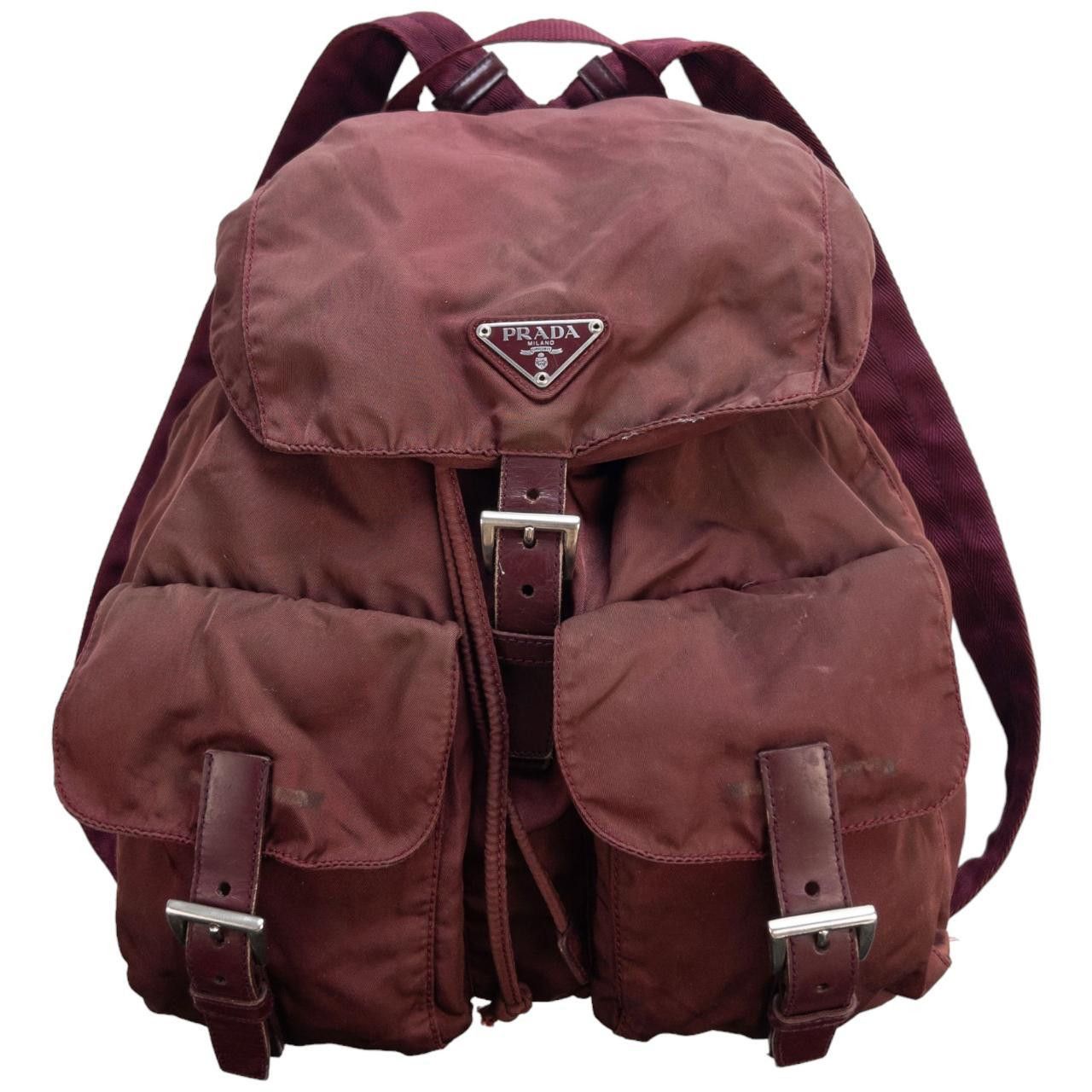 Prada Vintage Prada Multi Pocket Backpack Size ONE SIZE - 1 Thumbnail