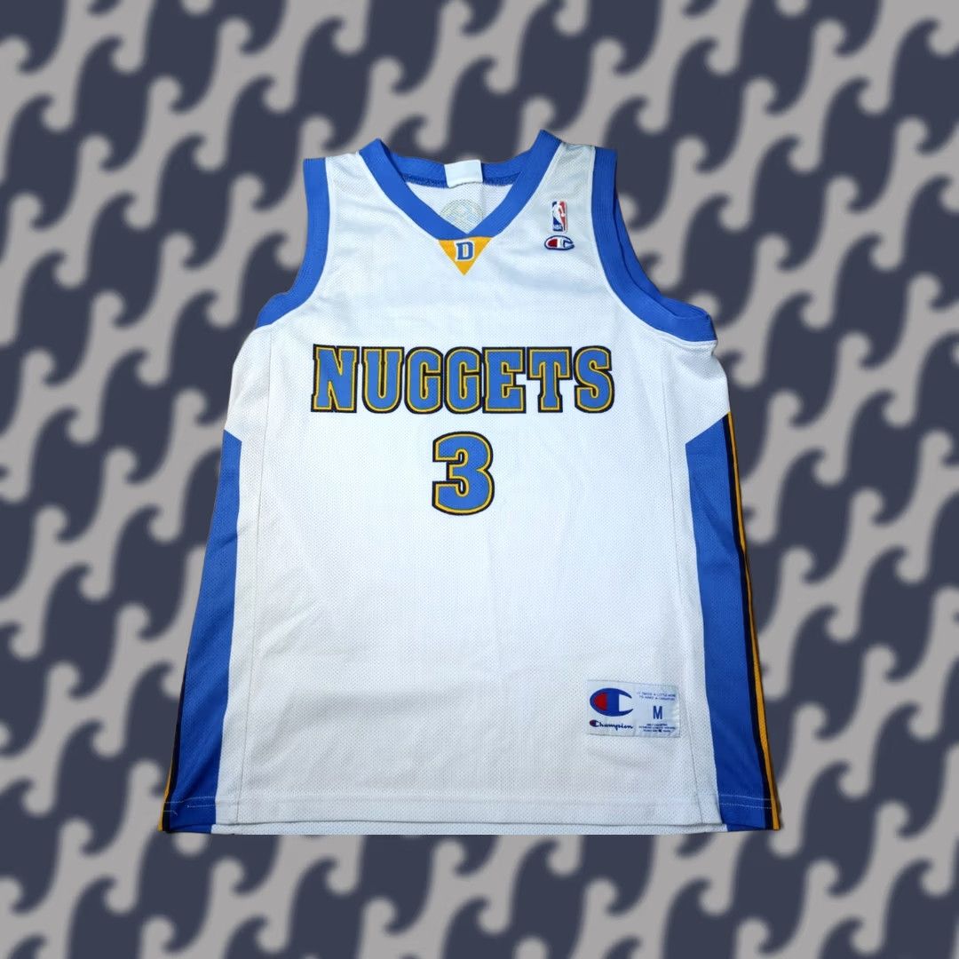 Champion Champion Denver Nuggets Tank Top Iverson #3 Mens M Sleeveless Jersey Vintage Size US M / EU 48-50 / 2 - 1 Thumbnail