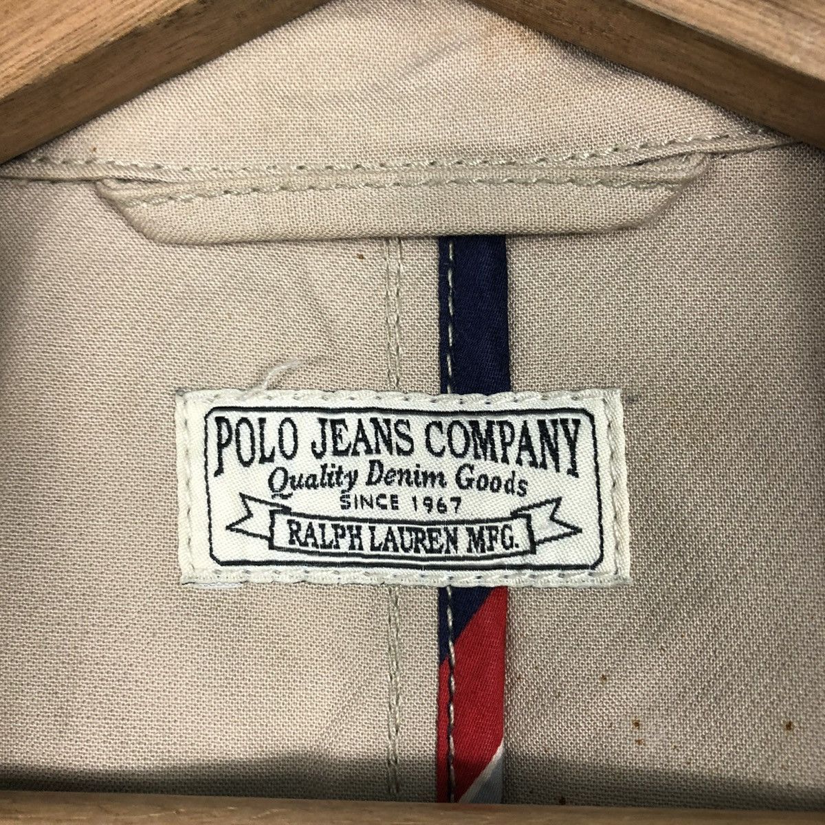 Japanese Brand 🔥VINTAGE LONG JACKET BIKER POLO JEANS COMPANY RALPH LAUREN Size US L / EU 52-54 / 3 - 19 Thumbnail