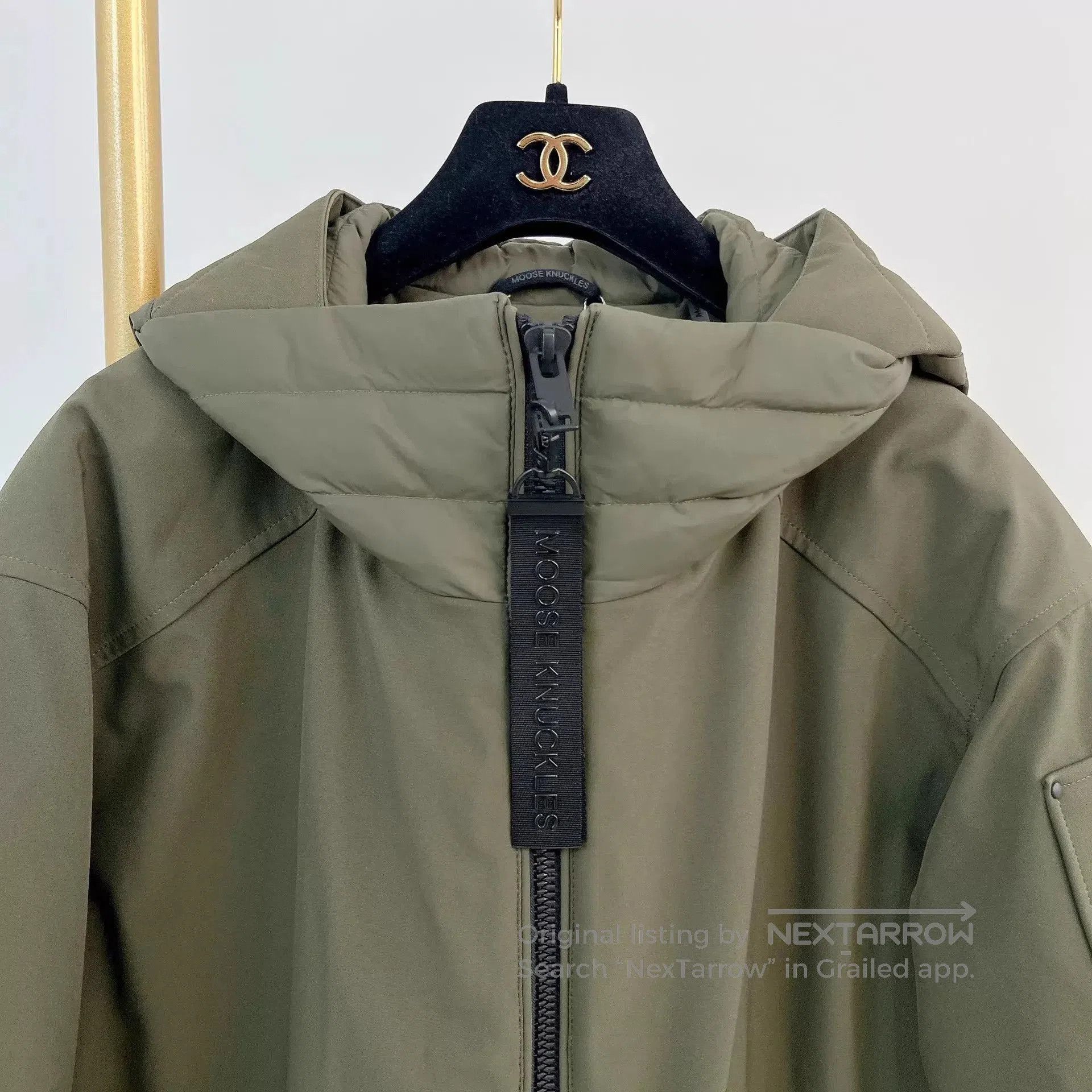 Moose Knuckles Green Long Hooded Coat Size M. Size US M / EU 48-50 / 2 - 5 Thumbnail