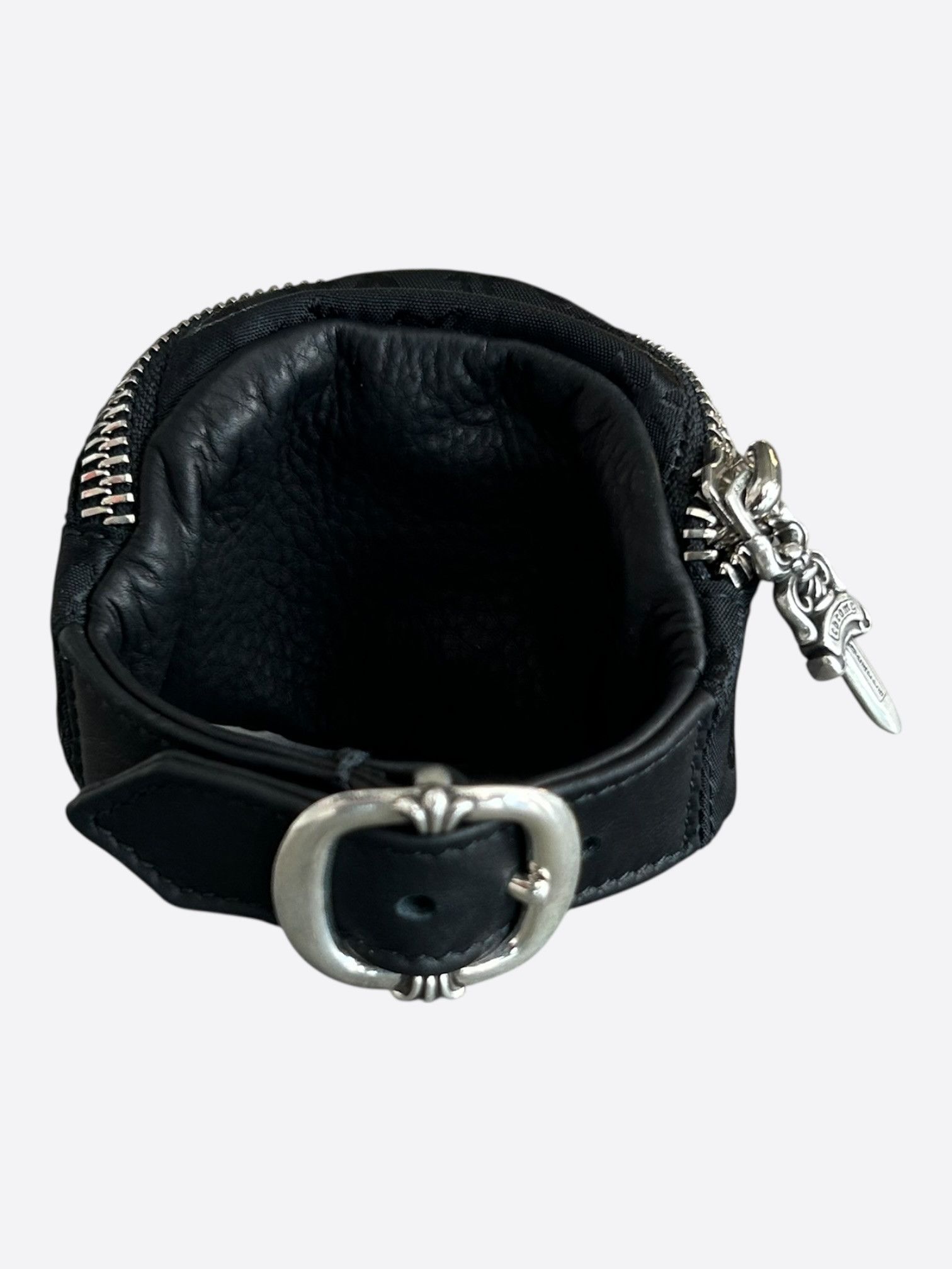 Chrome Hearts Chrome Hearts Black Stencil Nylon Wrist Bag Size ONE SIZE - 3 Thumbnail