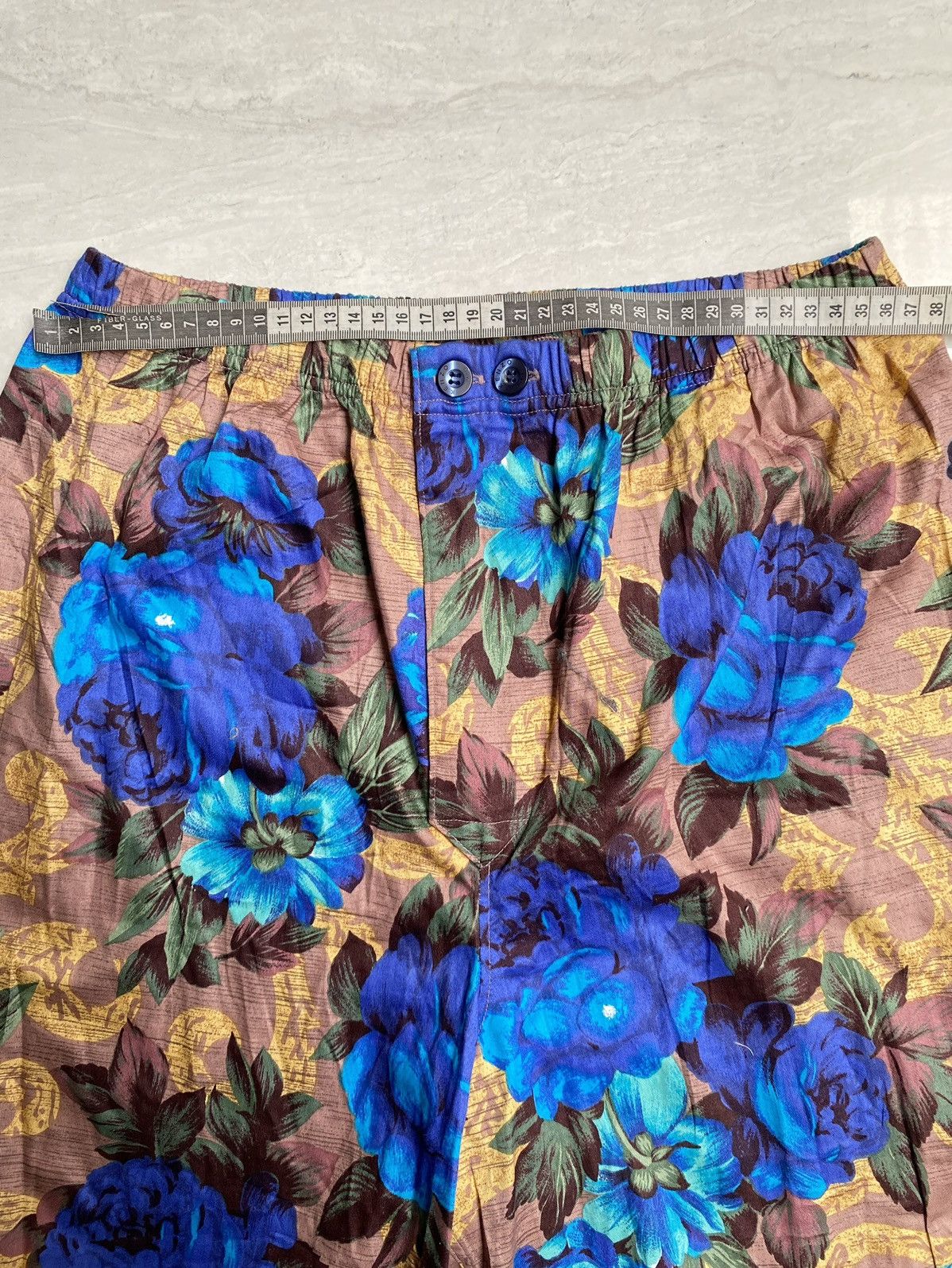 Kenzo KENZO PARIS Flowers Motive Pants Size US 27 - 9 Thumbnail