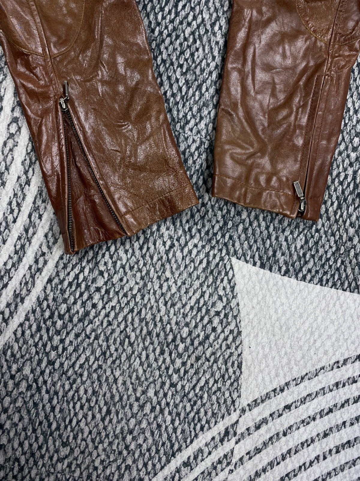 Dezert Vintage Dezert Collection Rare Brown Leather Jacket Size US M / EU 48-50 / 2 - 9 Thumbnail