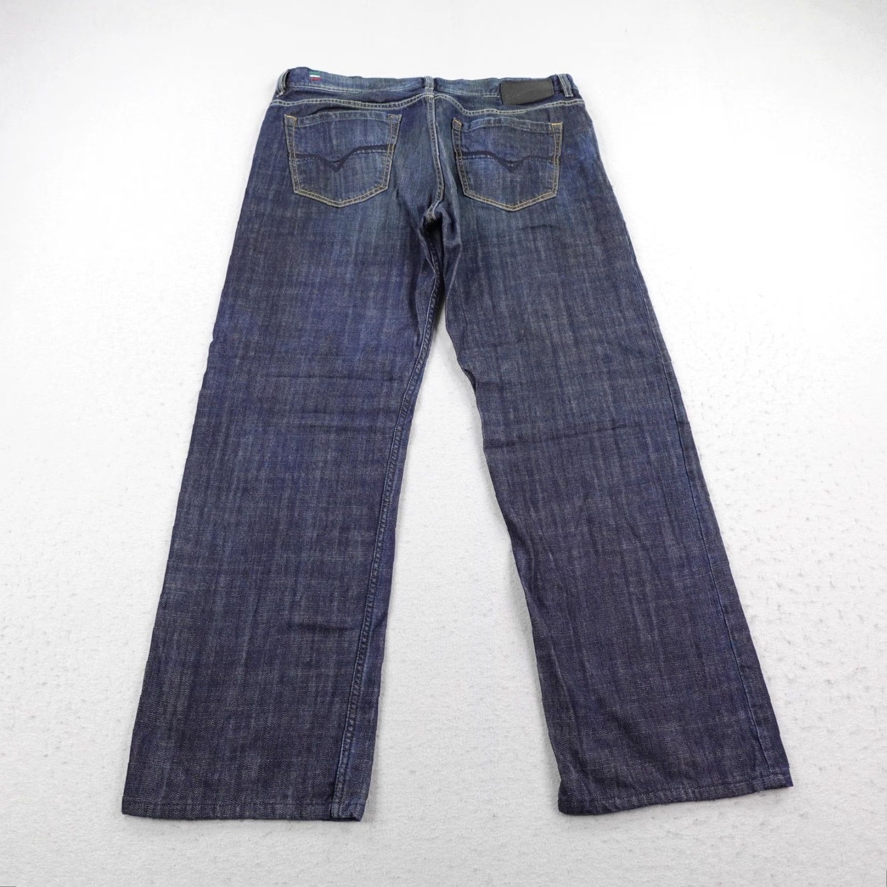 Diesel Diesel Jeans Mens 38x32 Blue Denim Quratt 008FI Button Fly Straight Loose Italy Jeans Mens 38 Blue Denim Quratt 008FI Button Fly Straight Loose Italy Size US 38 / EU 54 - 6 Thumbnail