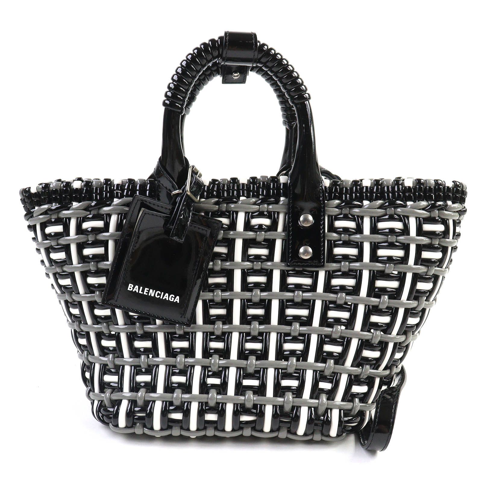 Balenciaga Balenciaga Balenciaga Bistro Basket Bag Leather 2way Handbag Enamel Shoulder Bag 671342 DUTY FREE for USA Size ONE SIZE - 1 Thumbnail