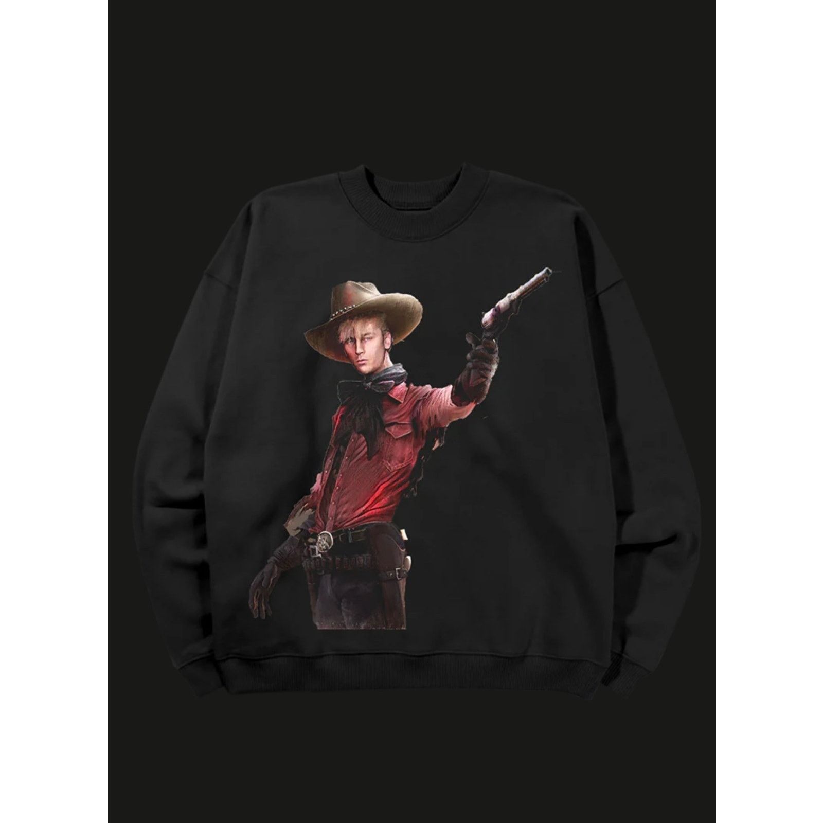 Band Tees Official Machine Gun Kelly Outlaw Rodeo Houston Crewneck Size US L / EU 52-54 / 3 - 1 Thumbnail