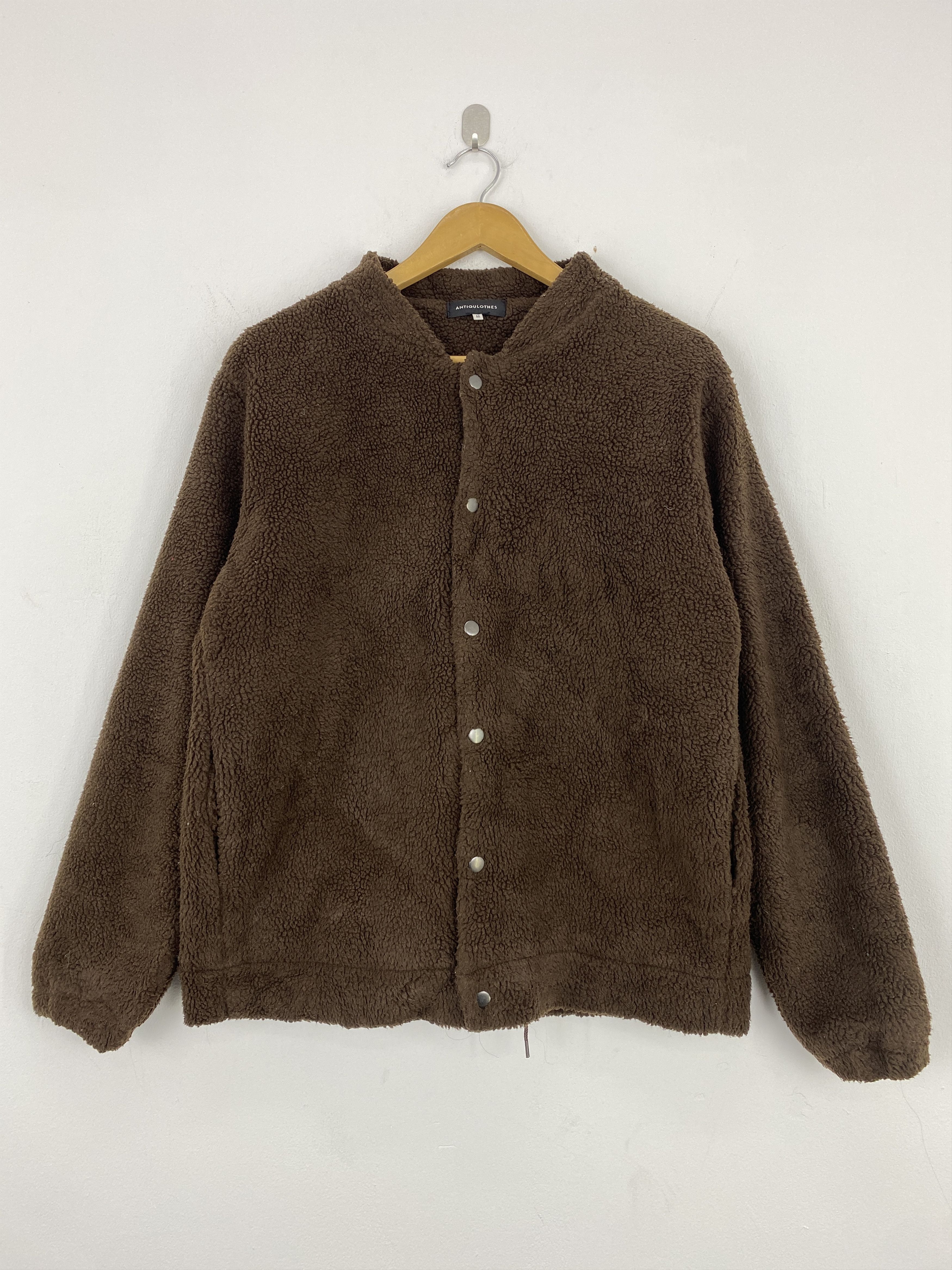 Japanese Brand Vintage Antiqulothes Button Up Fleece Jacket JA0141 Size US M / EU 48-50 / 2 - 1 Thumbnail