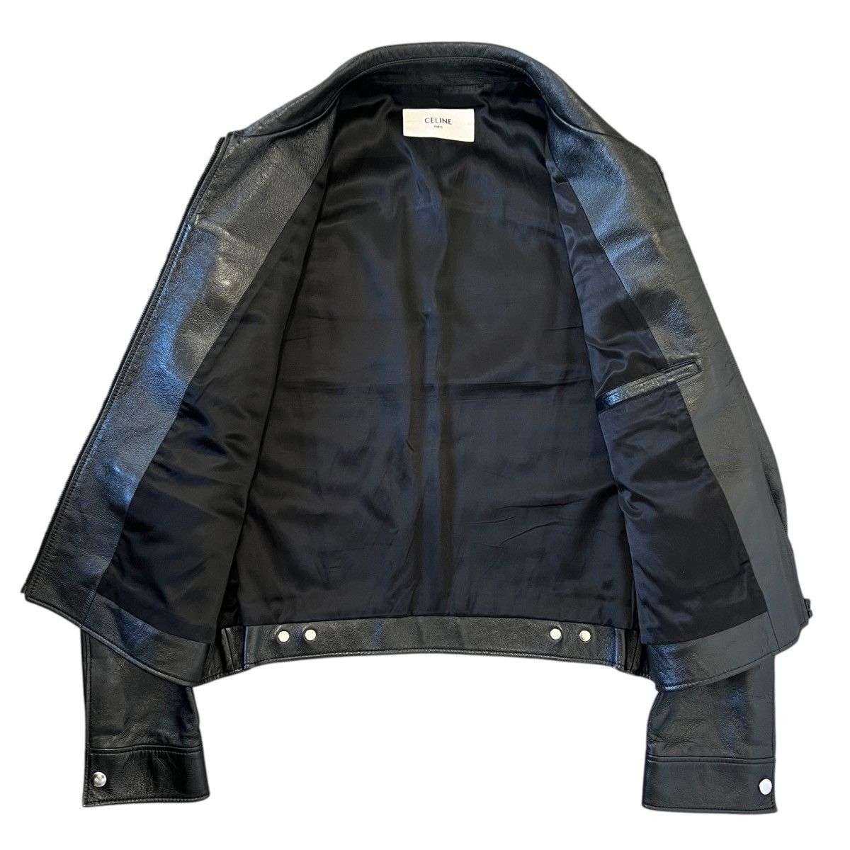 Celine CELINE 24SS Hedi Slimane Multi-Pocket Blouson Leather Jacket Size US L / EU 52-54 / 3 - 6 Thumbnail
