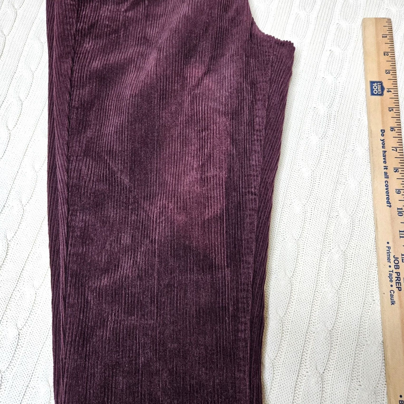Pacsun PACSUN Mom Boysenberry Corduroy 100% Cotton Pant Size 29 Size 29" - 6 Thumbnail