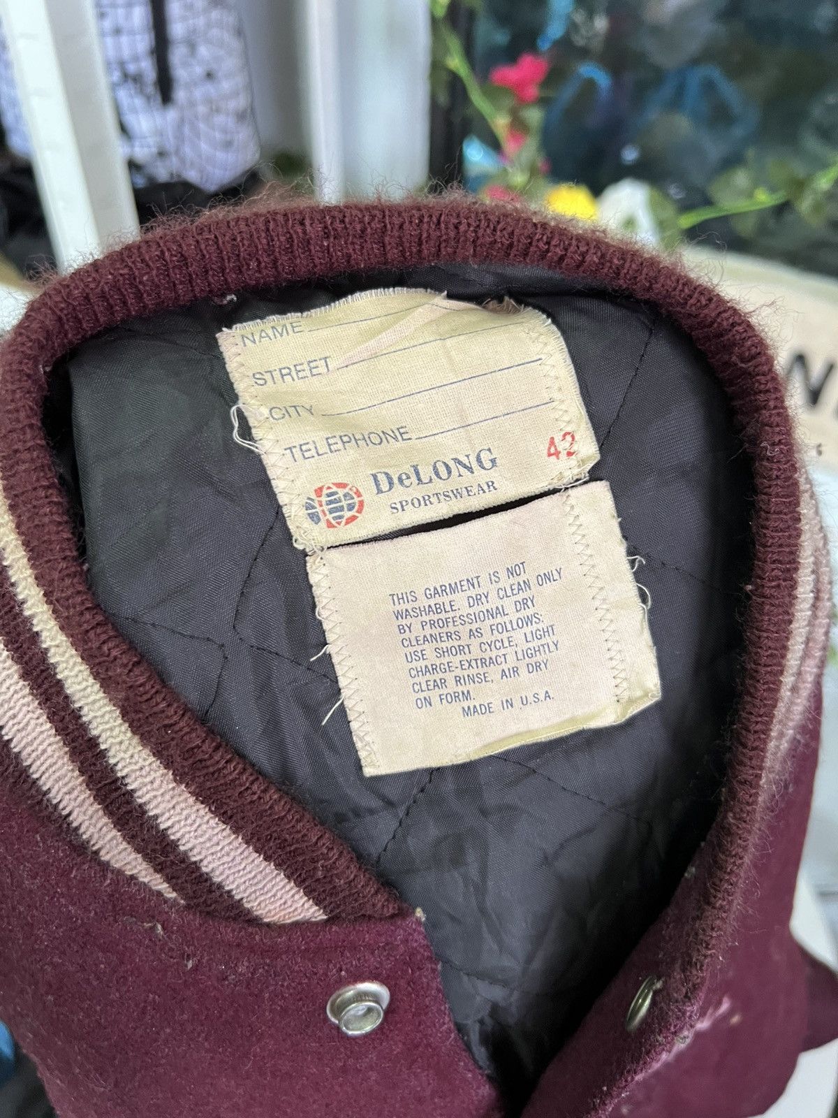 Delong × Vintage Vintage Delong Varsity Jacket Size US L / EU 52-54 / 3 - 10 Thumbnail