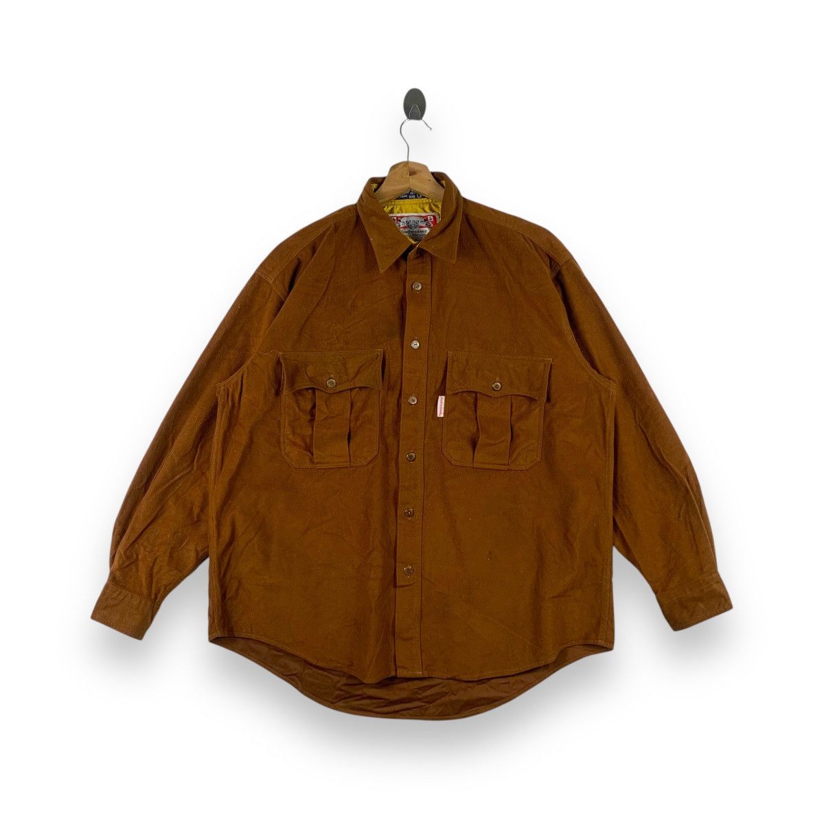 Budweiser Vintage BUDWEISER CHORE WORKER Suede Leather Jacket Work Size US L / EU 52-54 / 3 - 1 Thumbnail