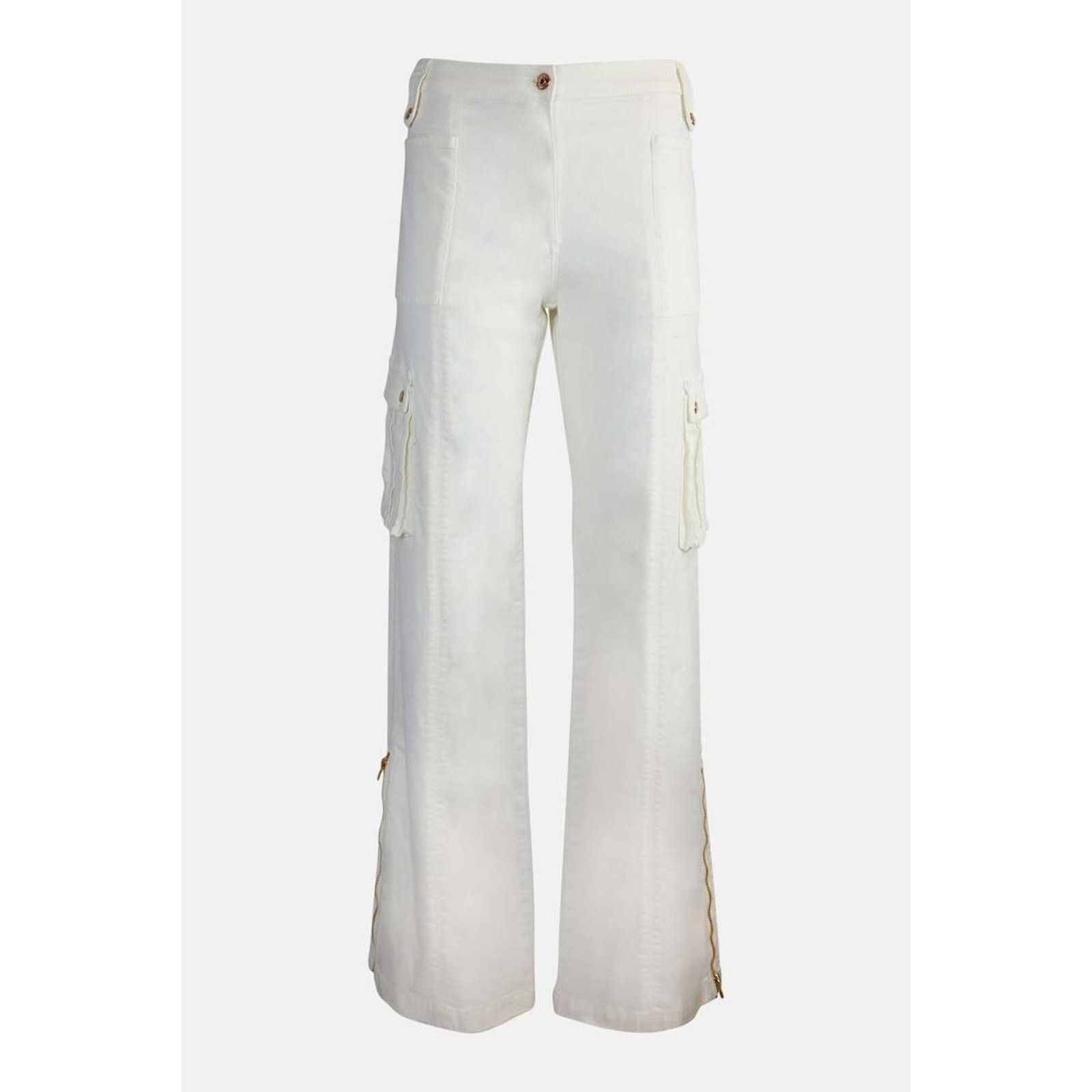SER.O.YA SER.O.YA $345 Annika High Waisted Wide Leg Ruched Cargo 26 Size 26" / US 2 / IT 38 - 8 Thumbnail