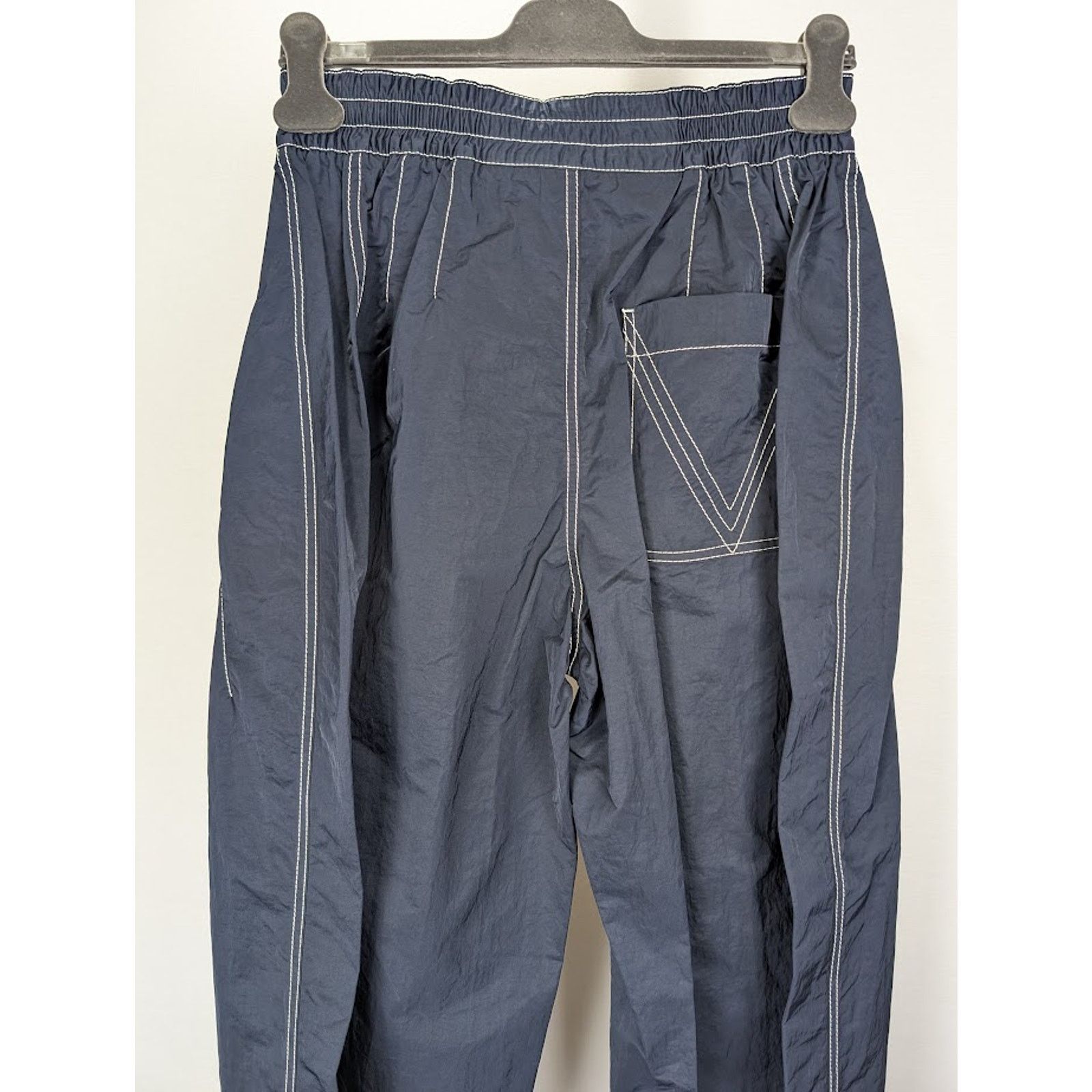Bottega Veneta o1rshd1 Tech Nylon Trousers in Navy Size US 34 / EU 50 - 12 Thumbnail