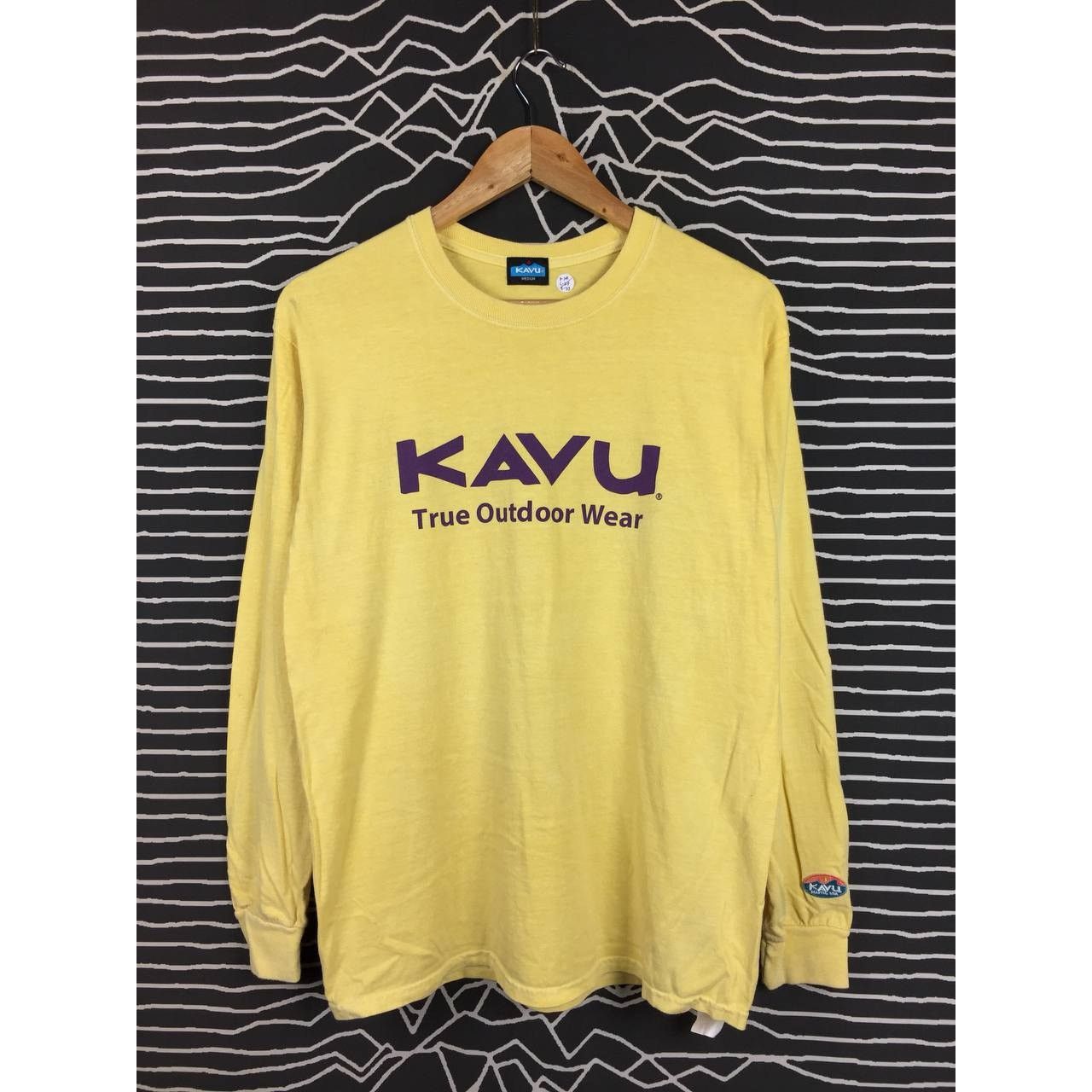 KAVU × Vintage Kavu True Outdoor Wear Spell Out Logo Longsleeve Tee Size US M / EU 48-50 / 2 - 1 Thumbnail