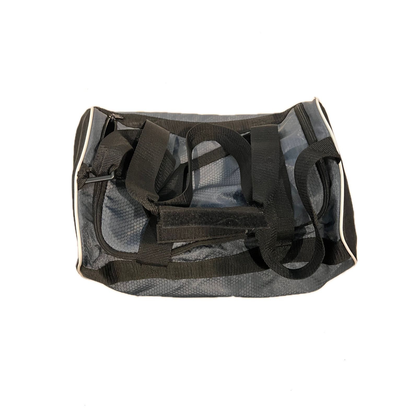 Adidas Adidas Defender Small 16"x10"x8" Gray Black Duffel Gym Bag Size ONE SIZE - 2 Thumbnail