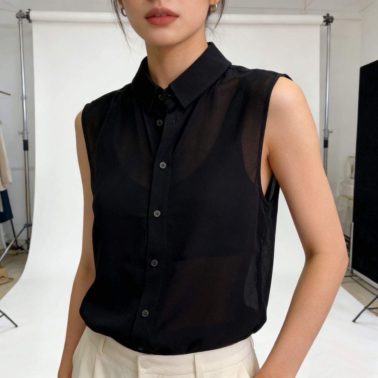 Miu Miu Miu Miu Black Mulberry Silk Sleeveless Dress K26WX Size XS / US 0-2 / IT 36-38 - 8 Thumbnail