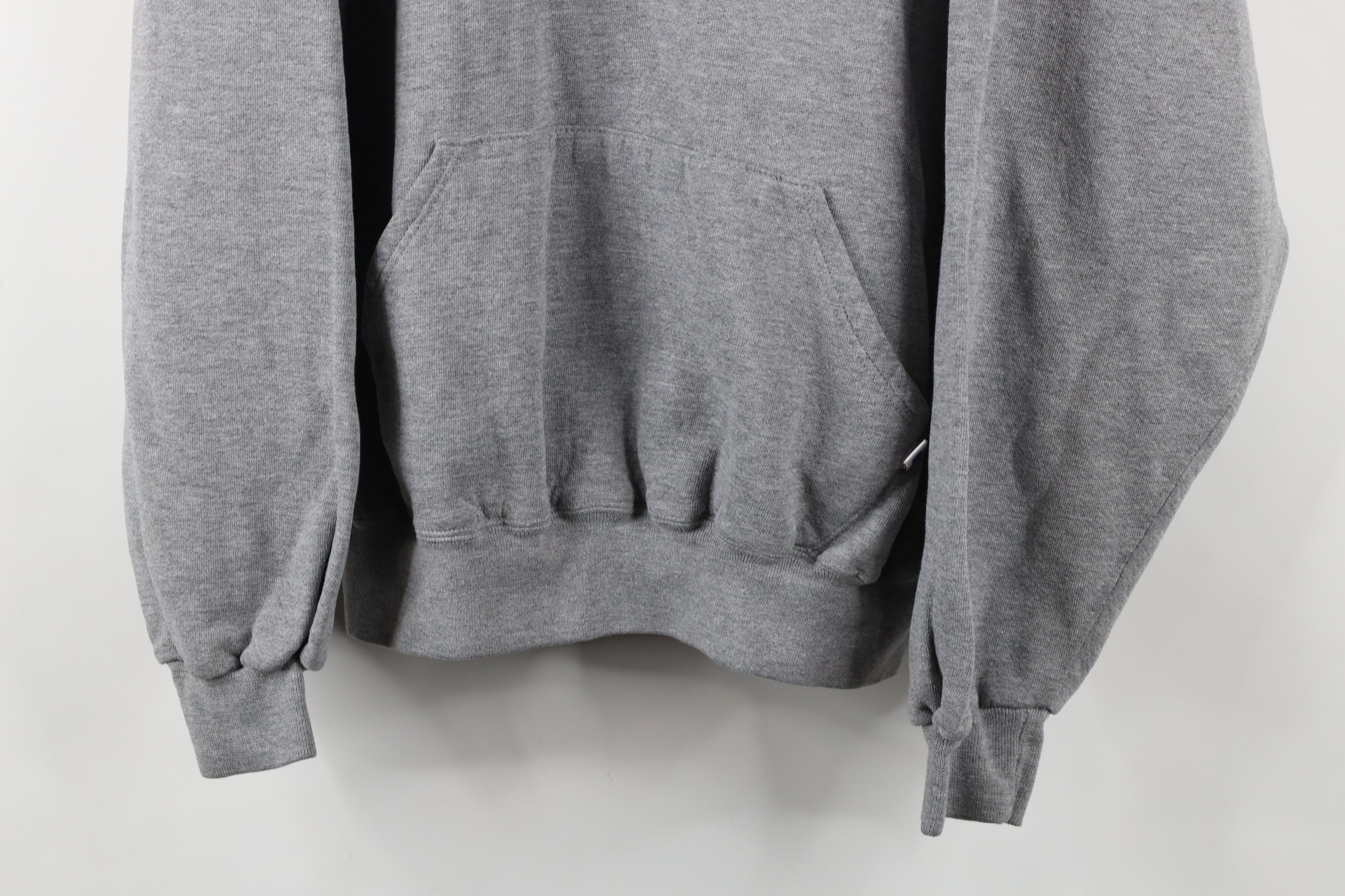 Russell Athletic × Vintage Vintage 90s Russell Athletic County School Hoodie Gray USA Size US XL / EU 56 / 4 - 3 Thumbnail
