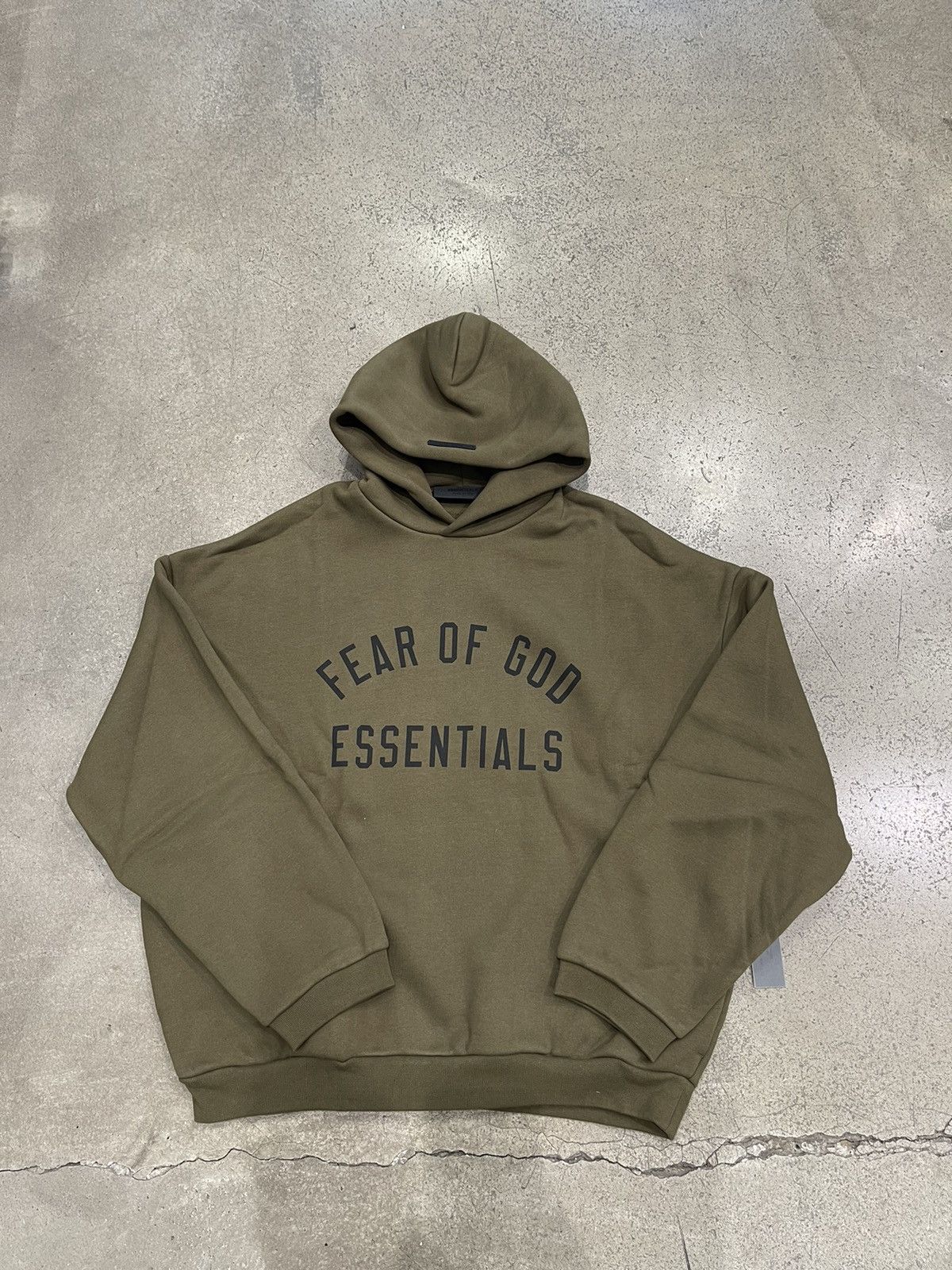 FOG Essentials Hoodie Olive hotsell L