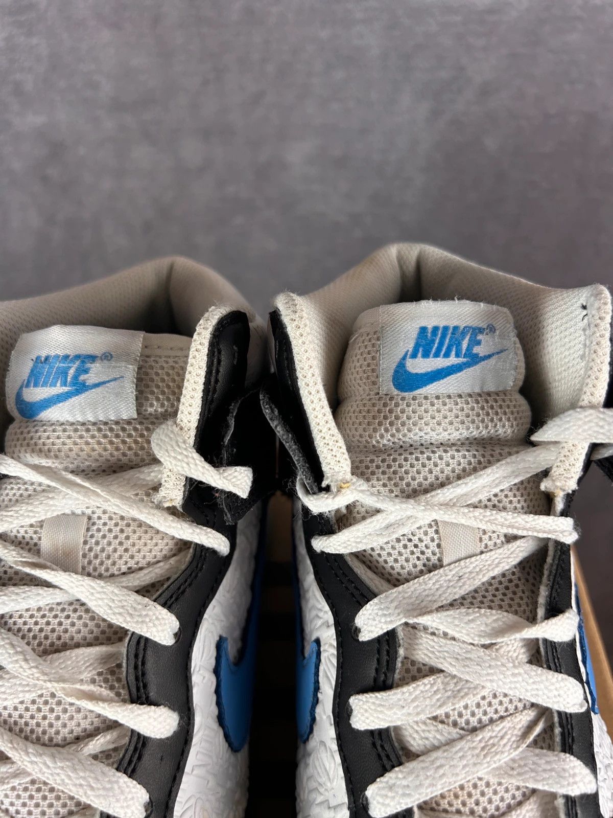 Nike Nike Dunk High Retro FLC Black University Blue White \ Size US 9 / EU 42 - 7 Thumbnail