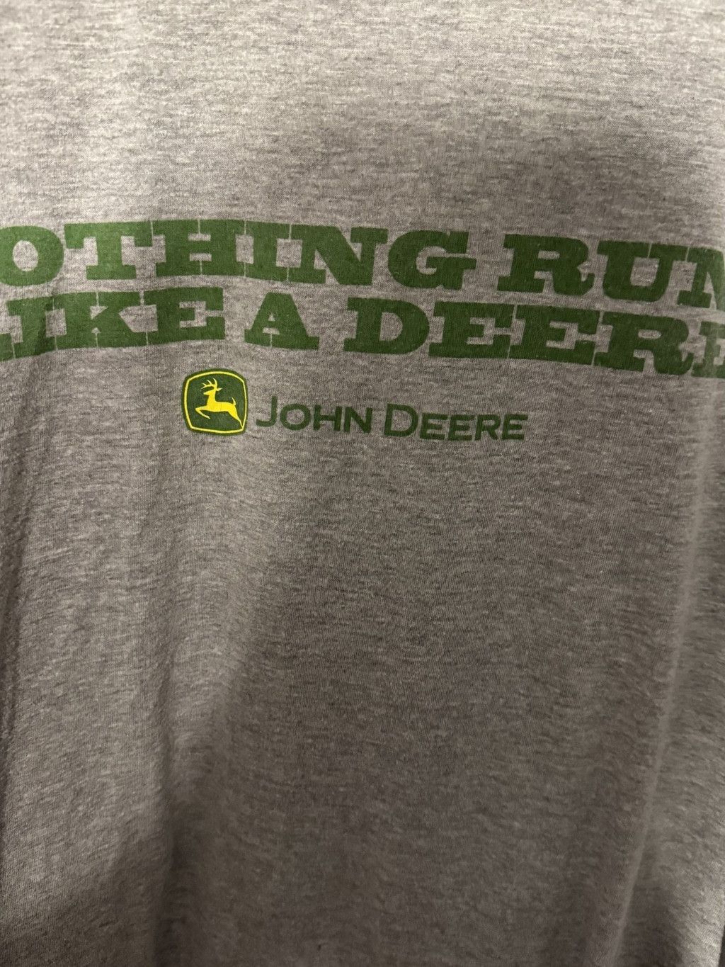 John Deere John Deere Vintage Logo T-Shirt Men Sz L Gray Size US XL / EU 56 / 4 - 5 Thumbnail