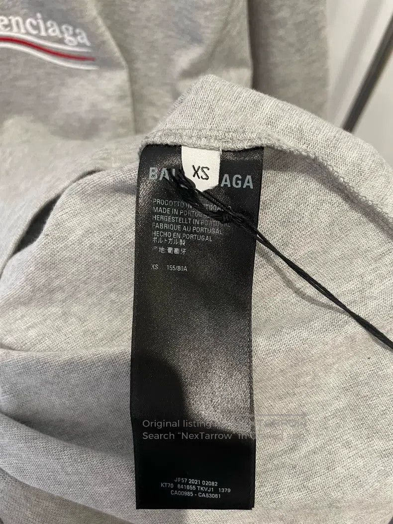 Balenciaga Balenciaga Coke Embroidered Gray T-Shirt Size US XS / EU 42 / 0 - 5 Thumbnail