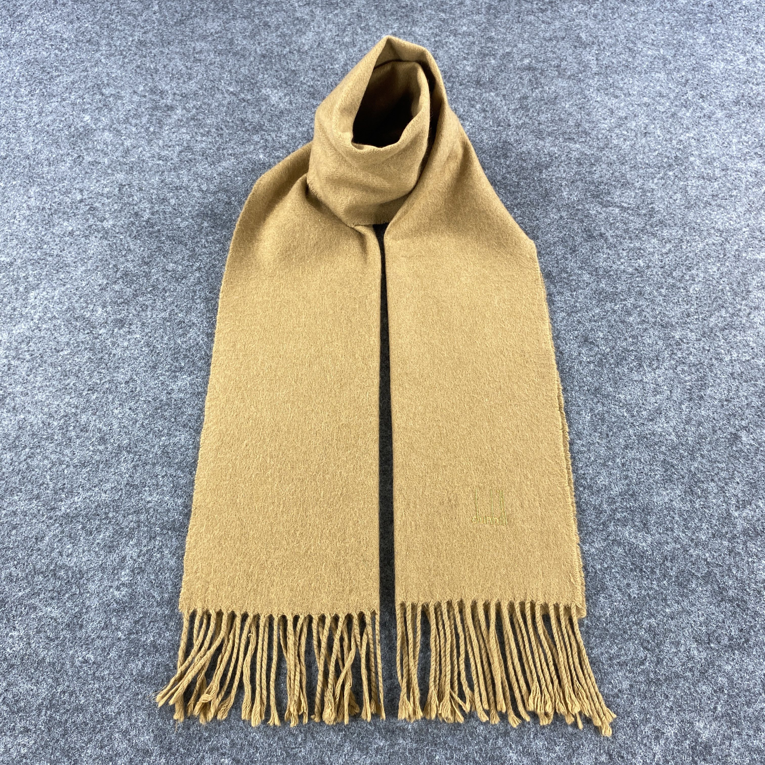 Alfred Dunhill × Vintage Alfred Dunhill Scarf # Muffler # Neckwear # D595 Size ONE SIZE - 1 Thumbnail