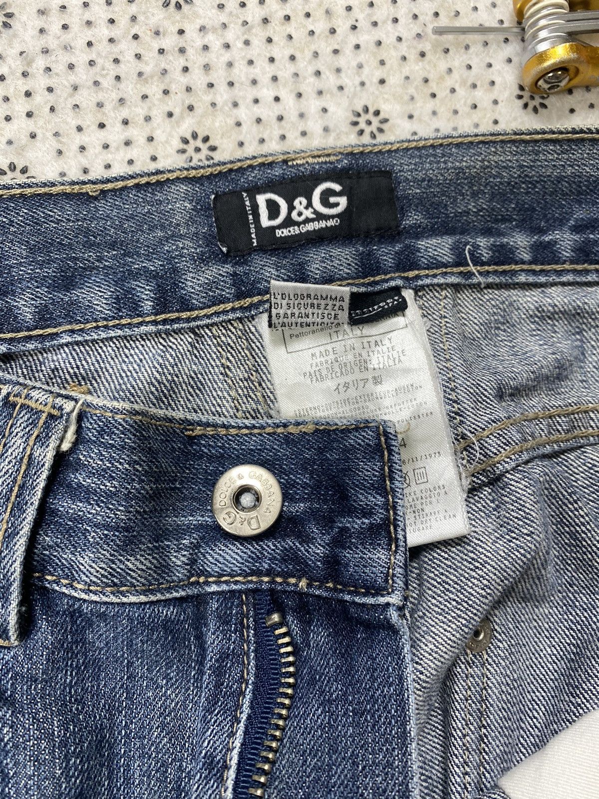 Dolce & Gabbana Authentic Double Knee Denim By Dolce And Gabbana Size US 34 / EU 50 - 12 Thumbnail