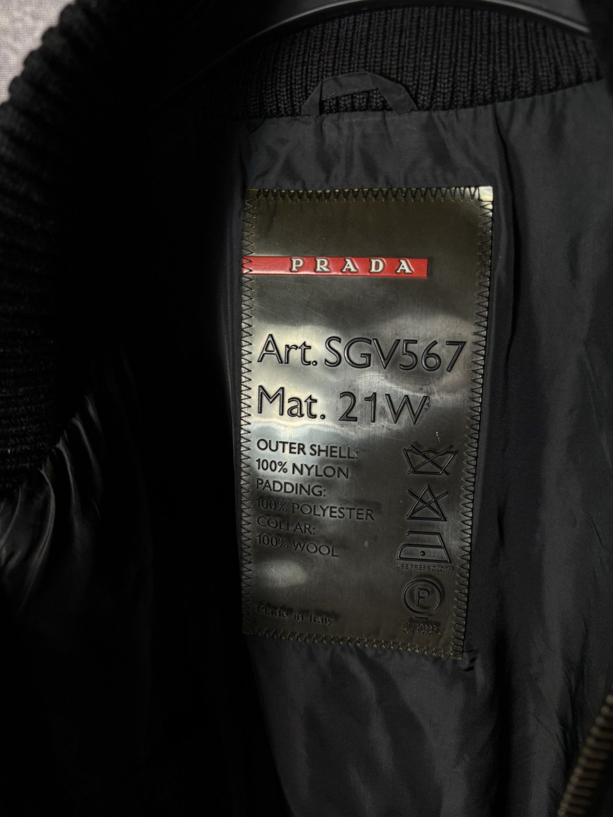 Prada Prada Sport Archive Gore Tex Nylon Bomber Jacket Linea Rossa Size US M / EU 48-50 / 2 - 15 Thumbnail